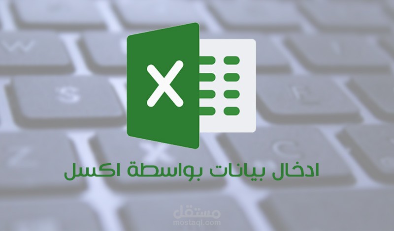 إدخال بيانات بواسطة اكسل
