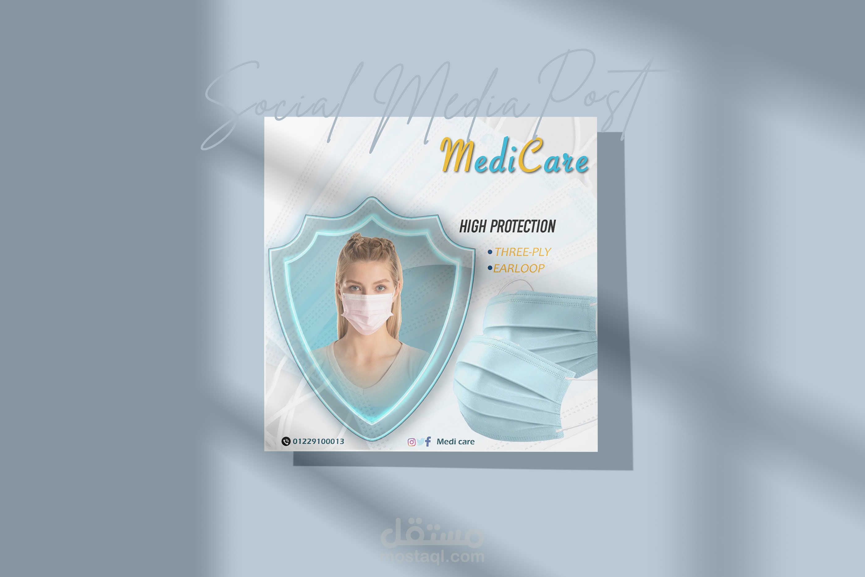 posts for masks company