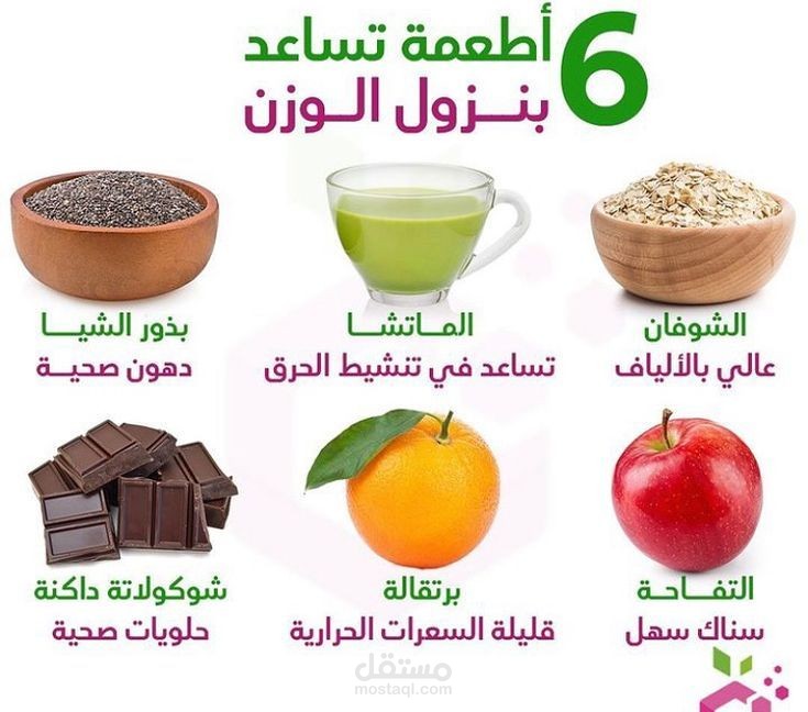 6 اطعمة تساعد بنزول الوزن