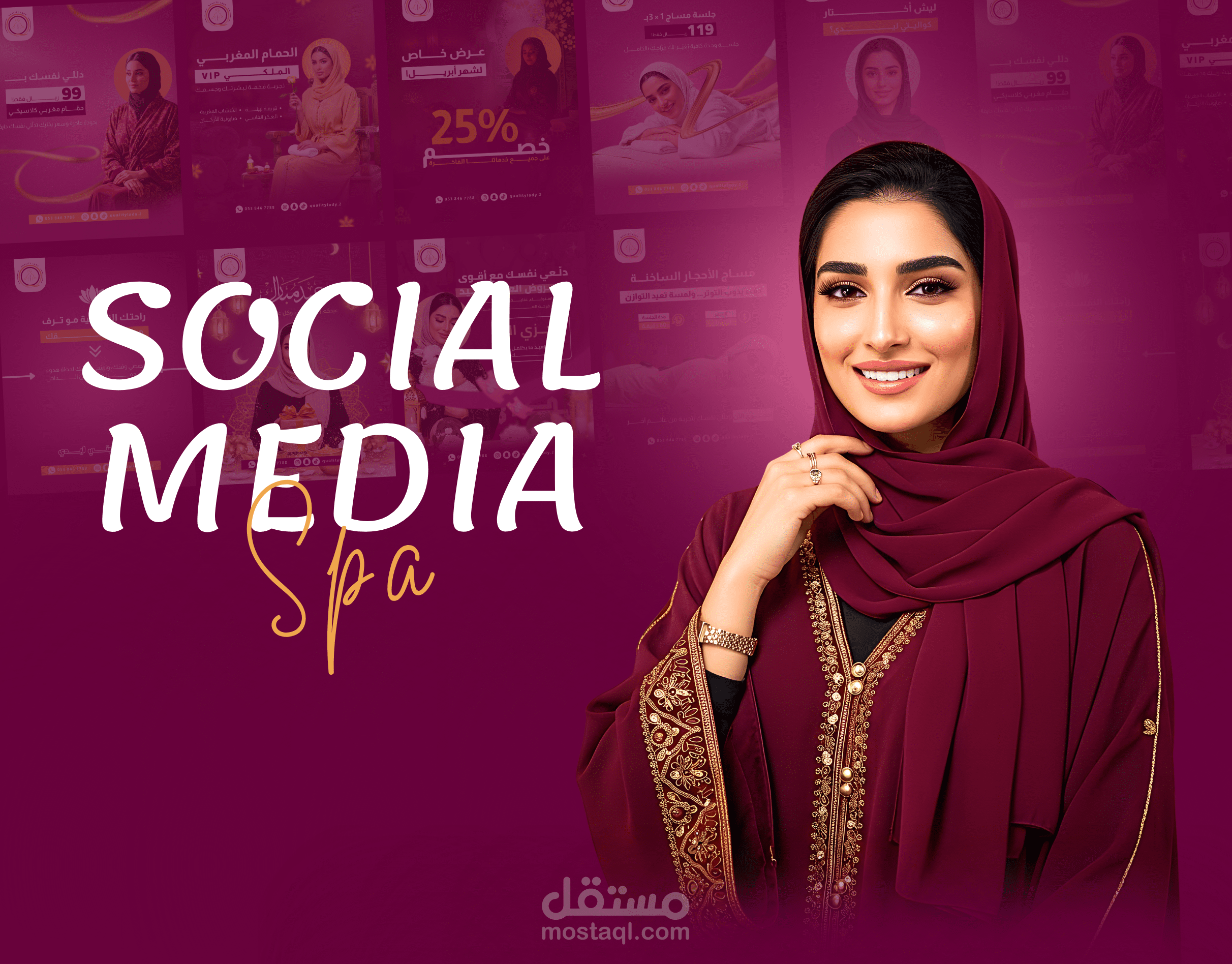 كواليتي ليدي | تصميم سوشل ميديا Quality Lady | Social Media Design