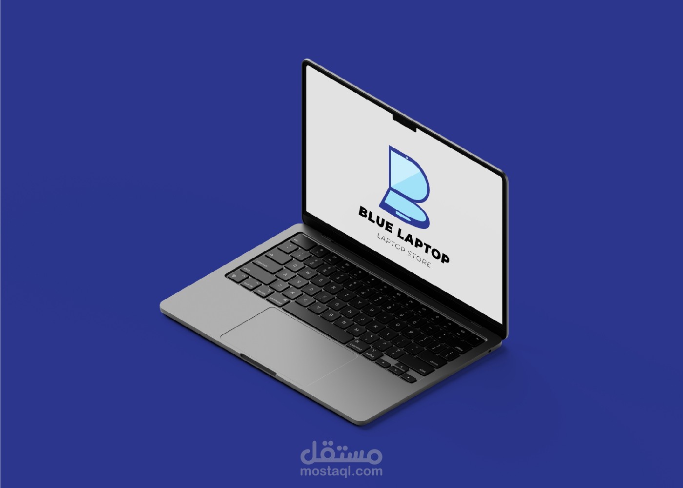تصميم هوية بصرية لمتجر لابتوب