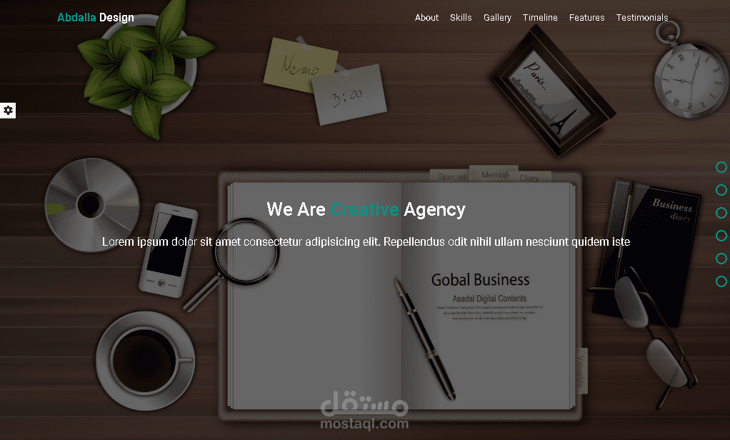 Creative Agency Landing Page