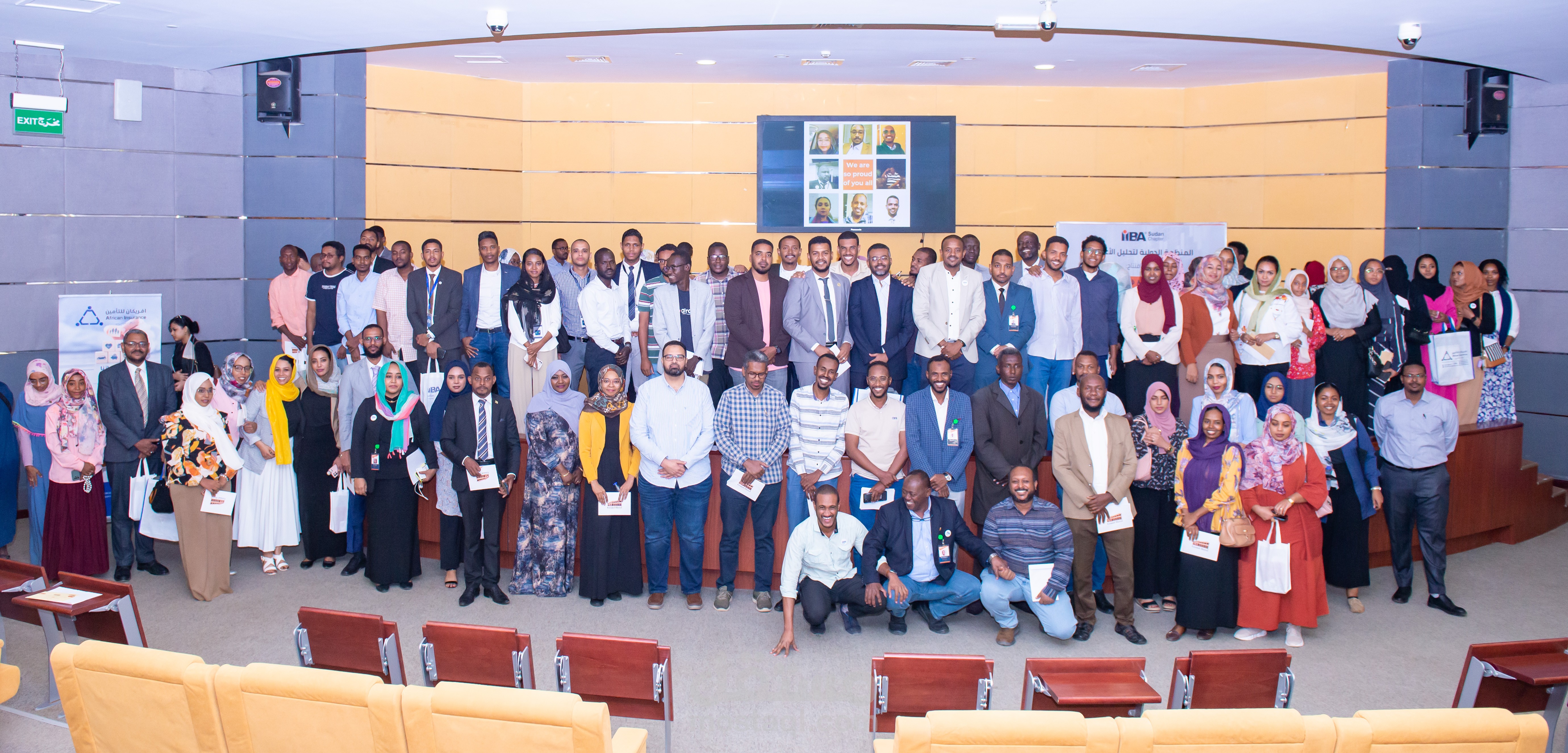 تصميم و تنفيذ فيديو احتفال افتتاح منظمه تحليل الاعمال فرع السودان