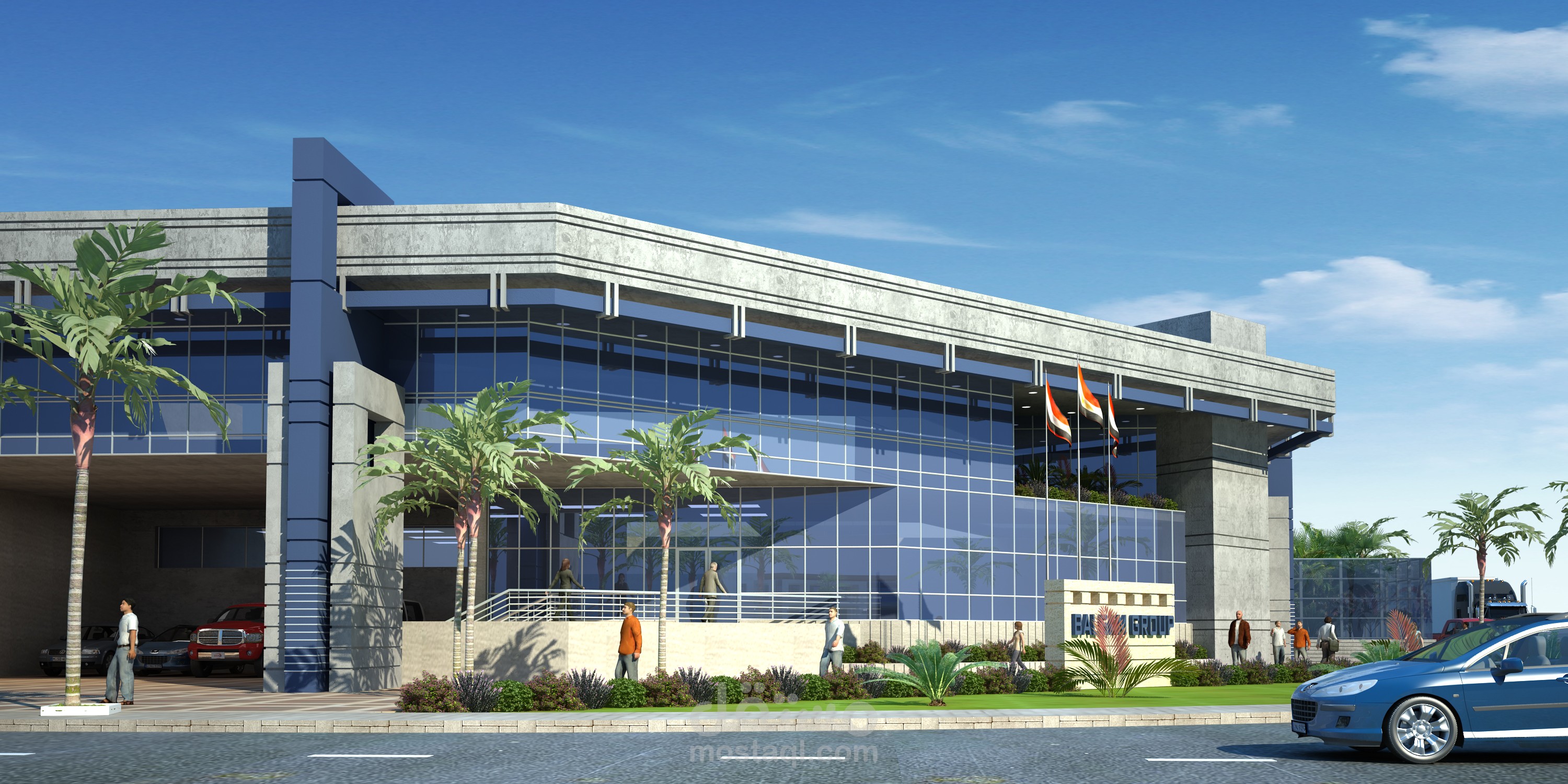 مصنع لصناعة مستلزمات الطرق و اللافتات الاعلانية