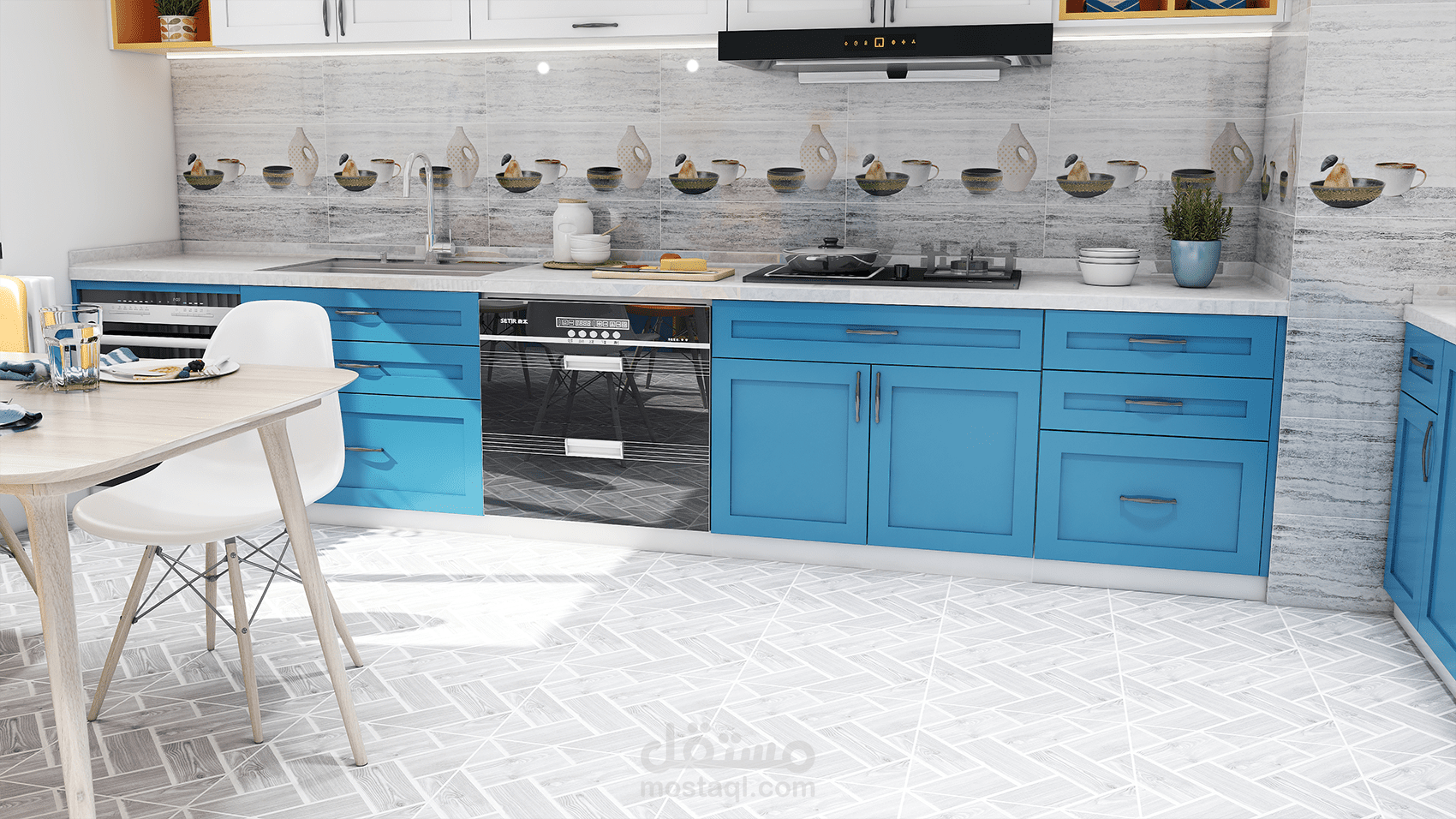 تصميم داخلي لمطبخ