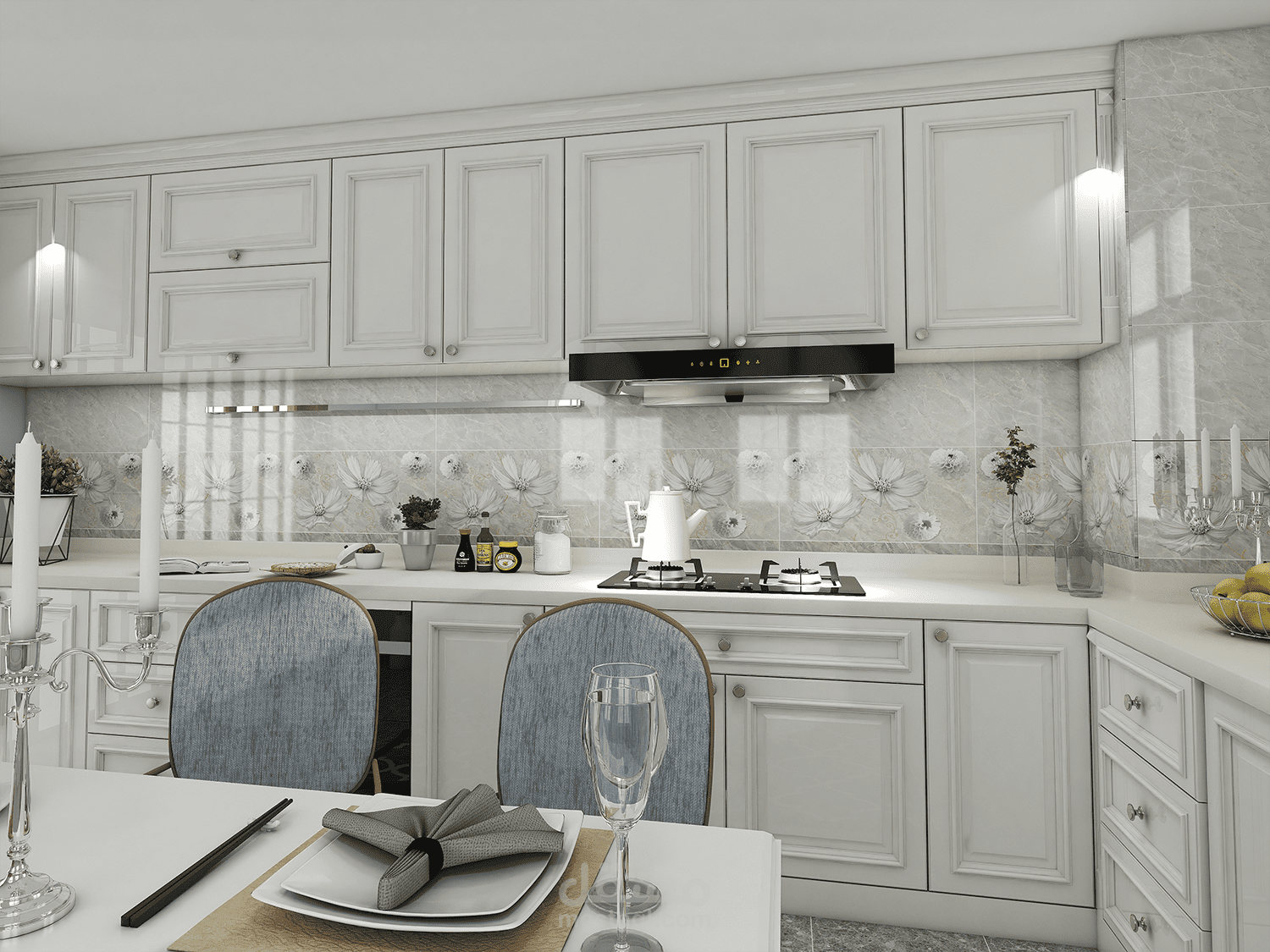 تصميم داخلي لمطبخ