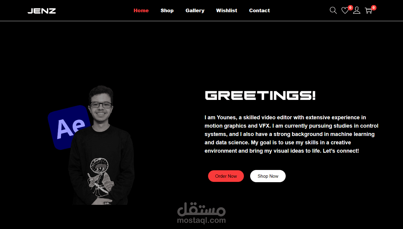 Video Editor Portfolio & store