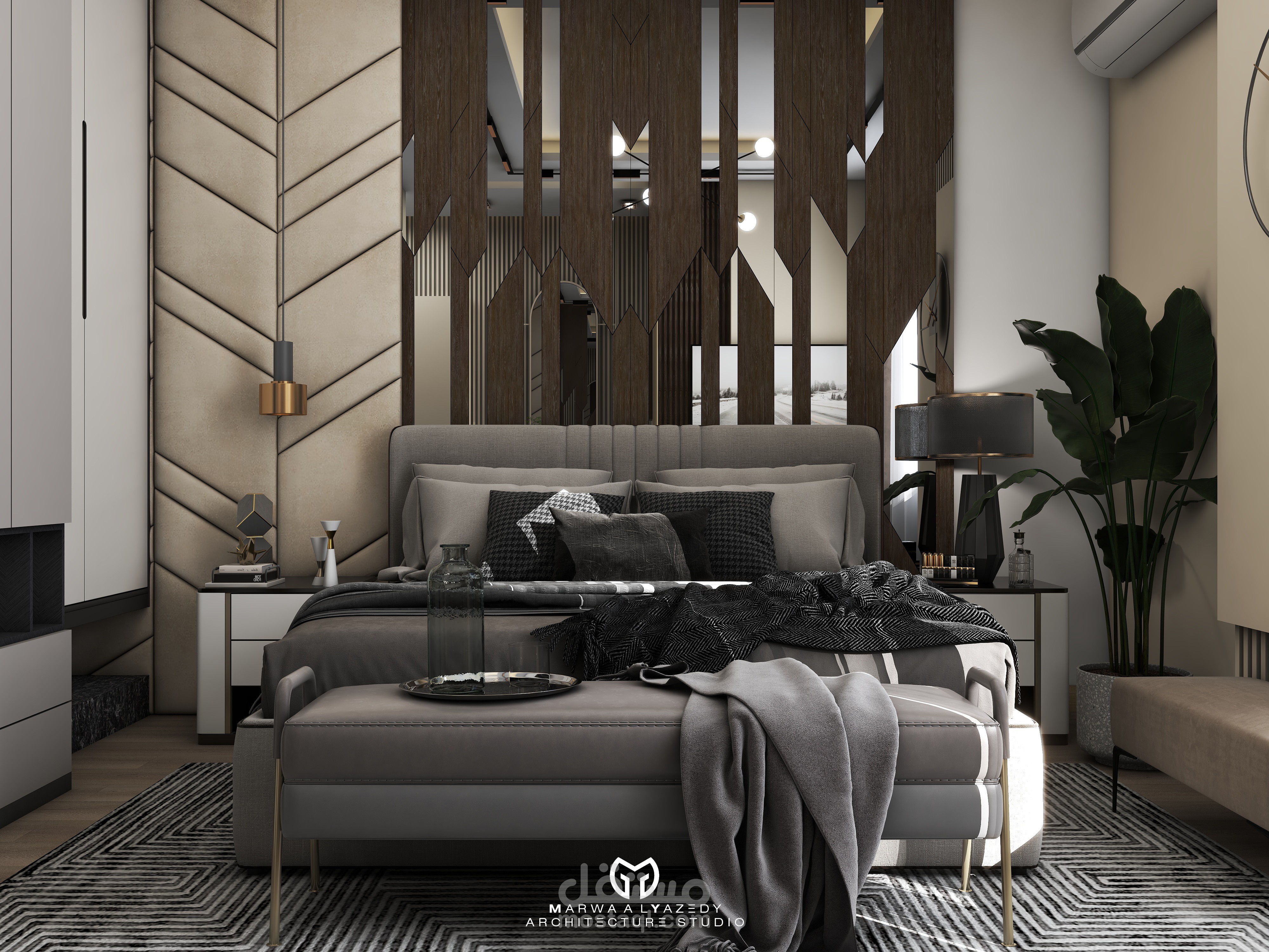 غرفة نوم مودرن