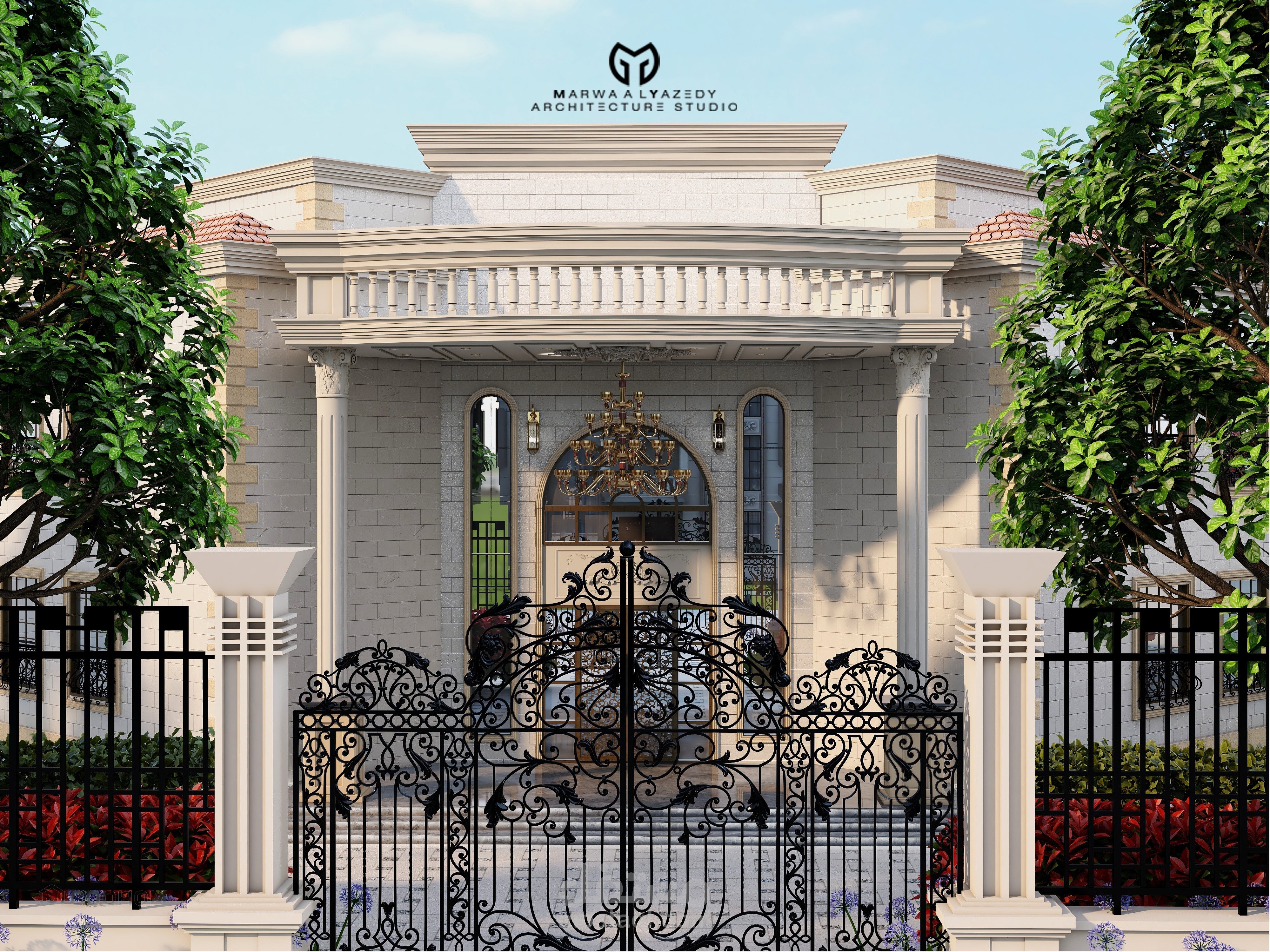 تطوير مدخل فيلا سكنية بالسعودية