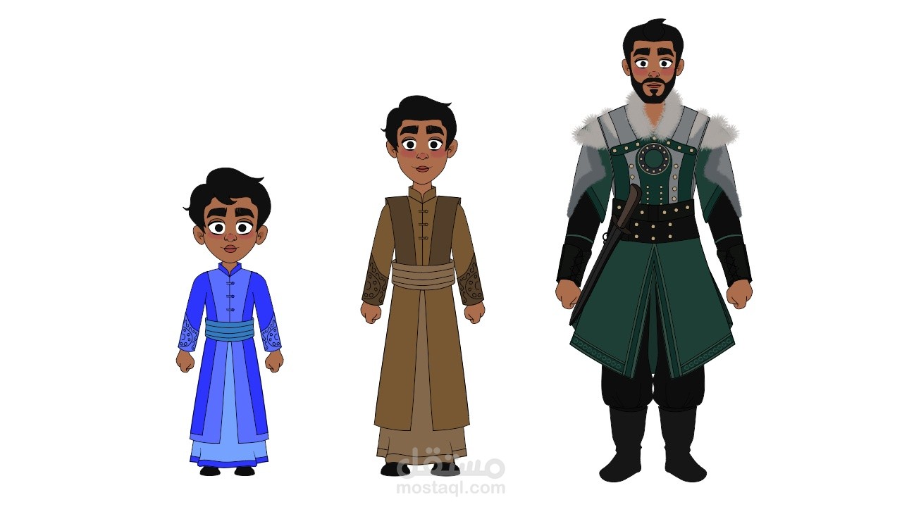 An Arab man character