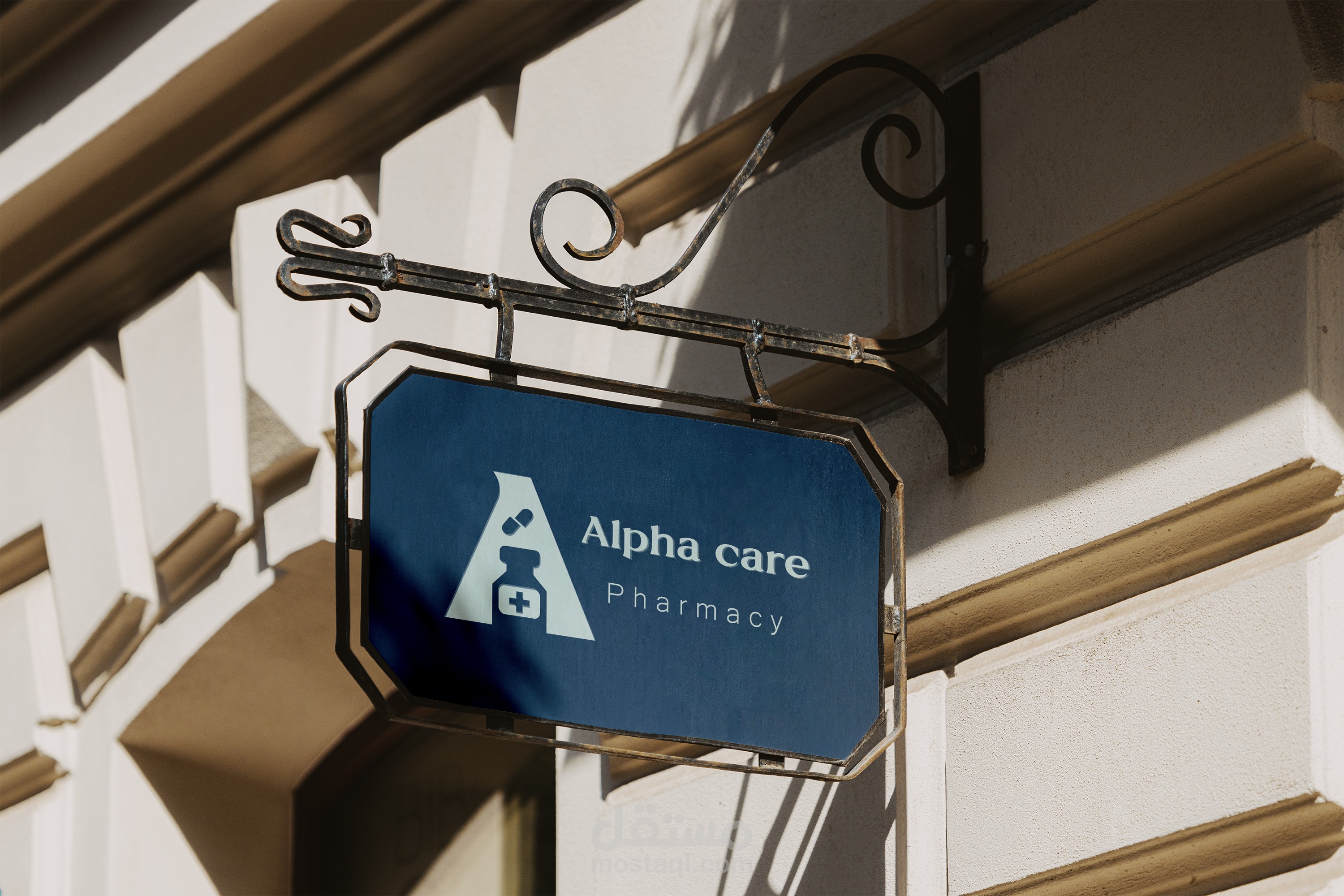 "A logo for a pharmacy called "AlphaCare