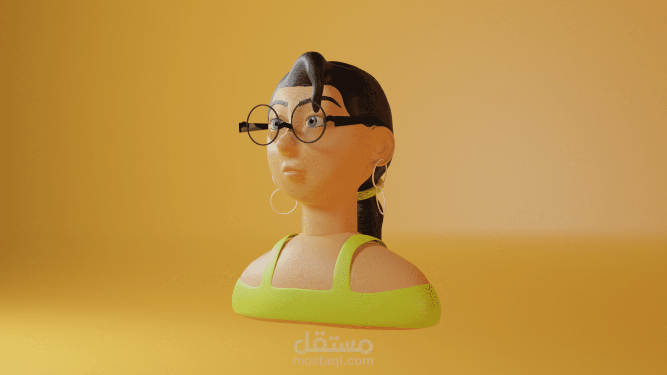 تصميم شخصية 3d