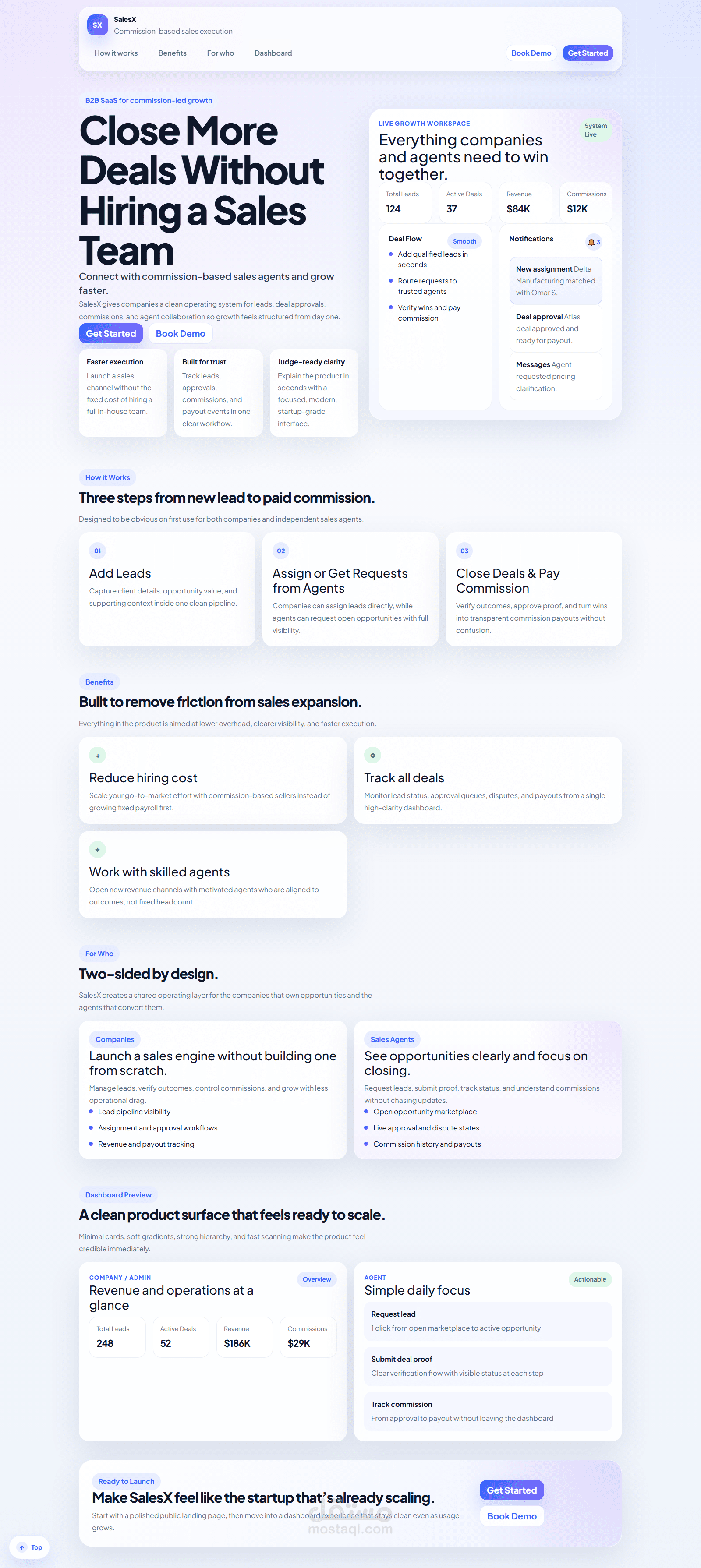نظام SalesX - إدارة المبيعات والعملاء (CRM + Sales System)