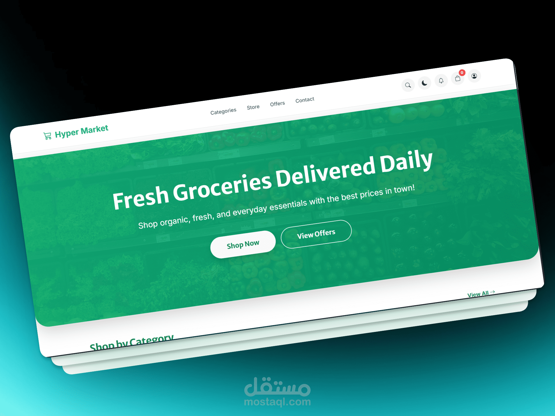 منصة متجر إلكتروني متكاملة Hyper Market
