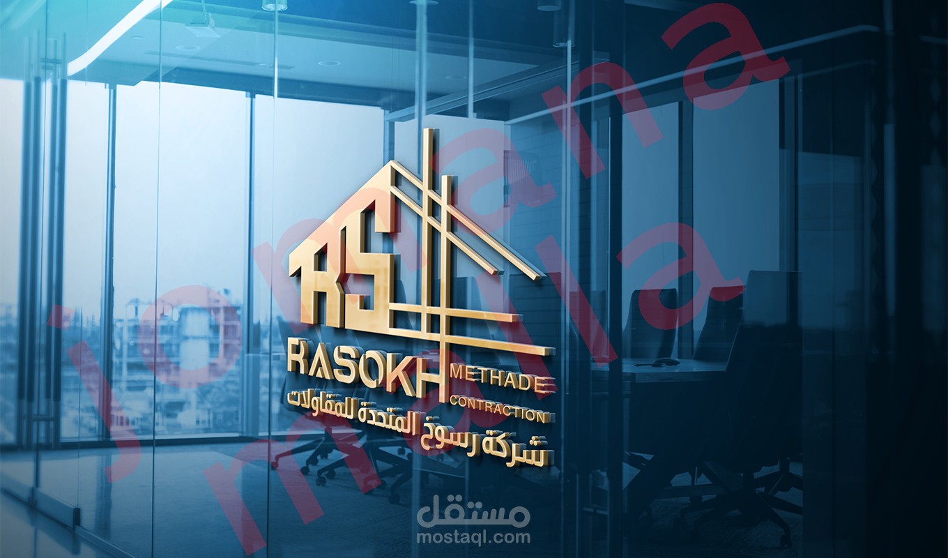 شعار شركة رسوخ المتحدة للمقاولات