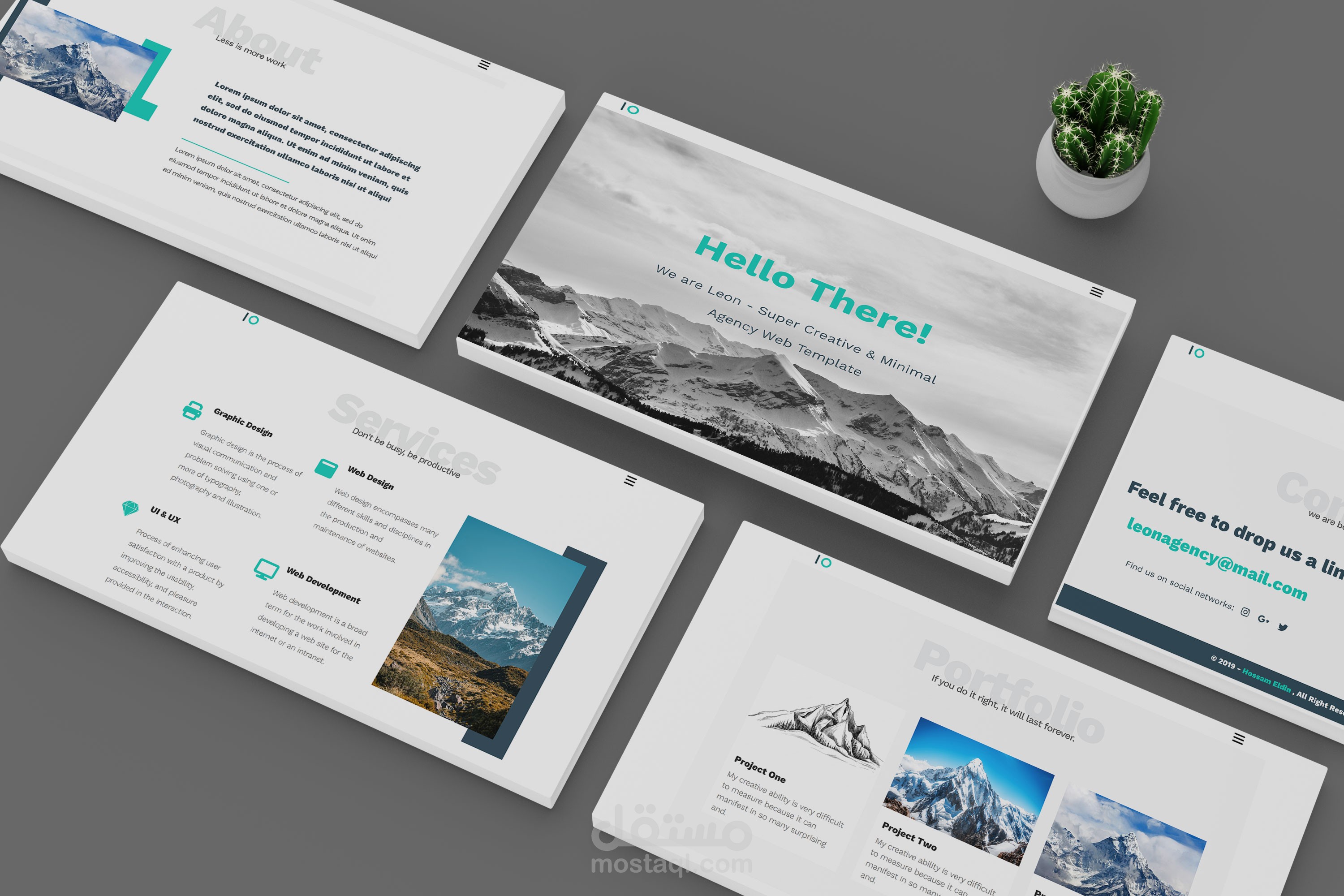 تطوير موقع شخصي (افراد - شركات ) (landing page)