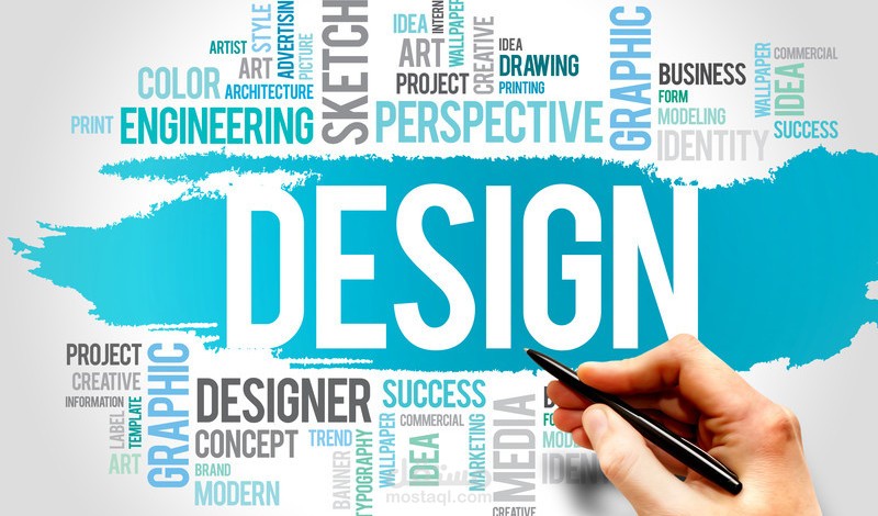 تصميم شعارات بطريقة مميزة ومبتكرة باللغة العربية والانجليزية