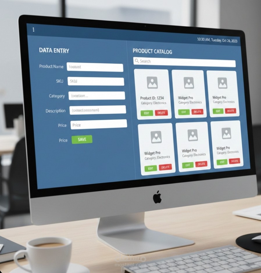 ادخال بيانات