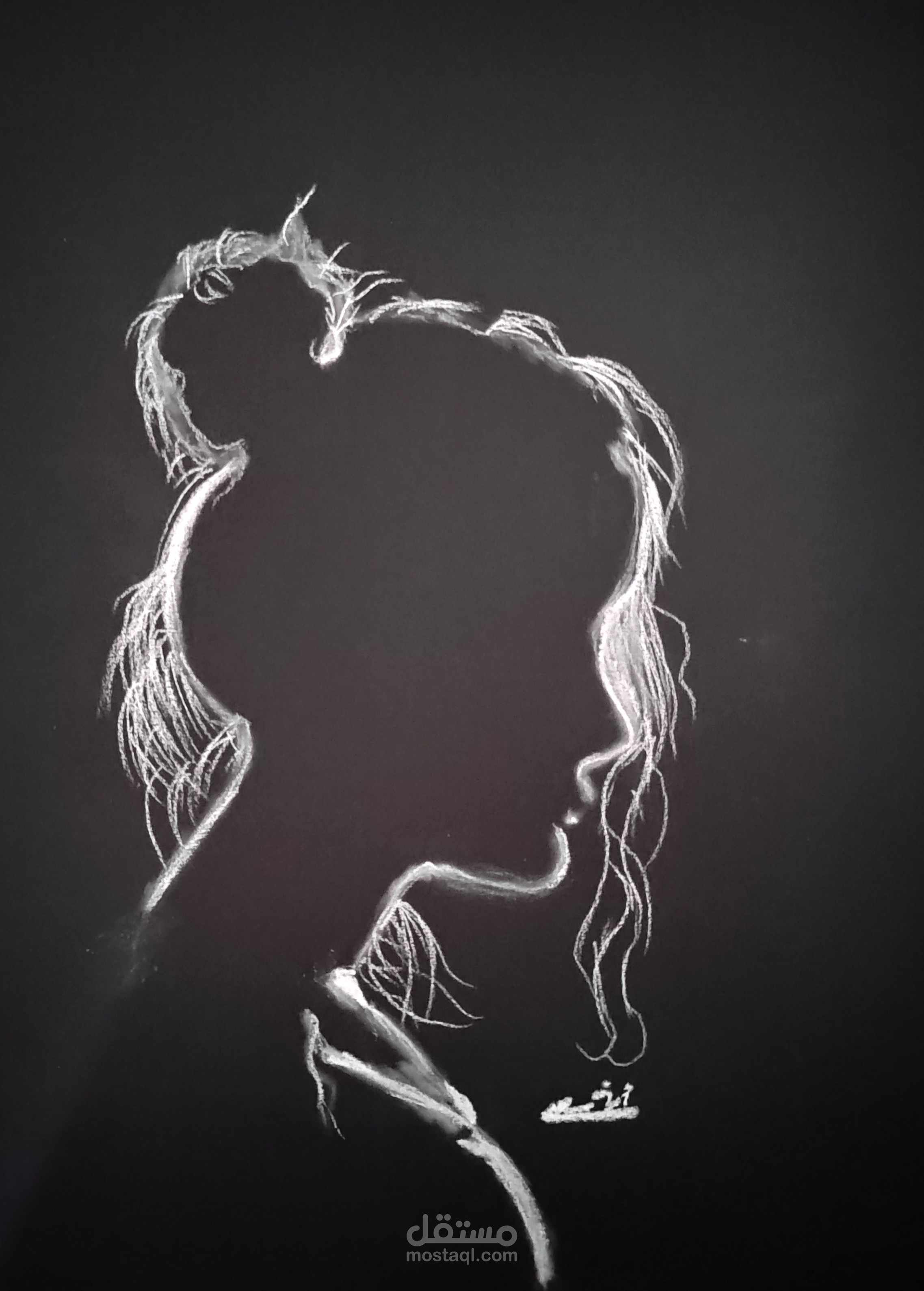 رسمه بالحم الابيض