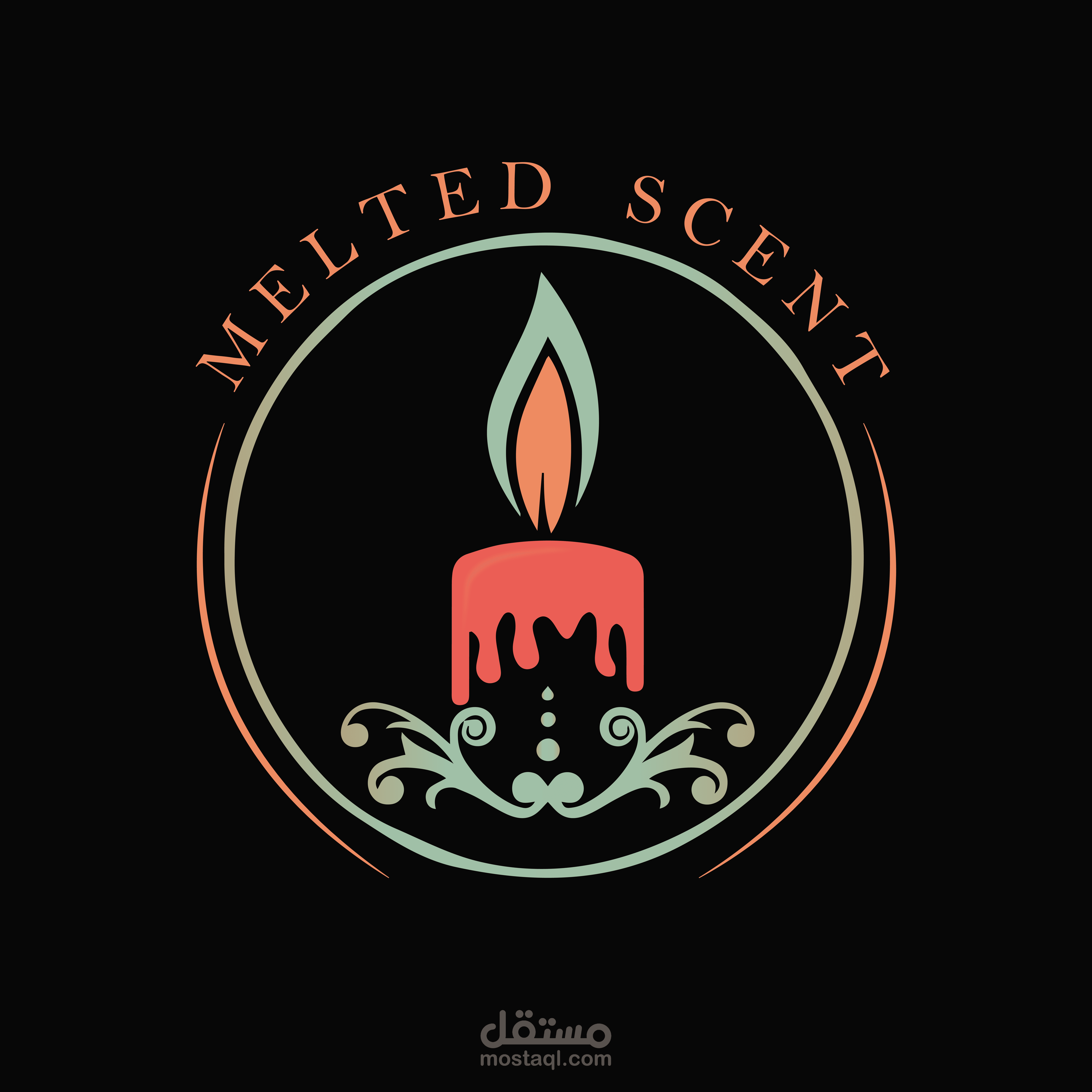 a candle logo