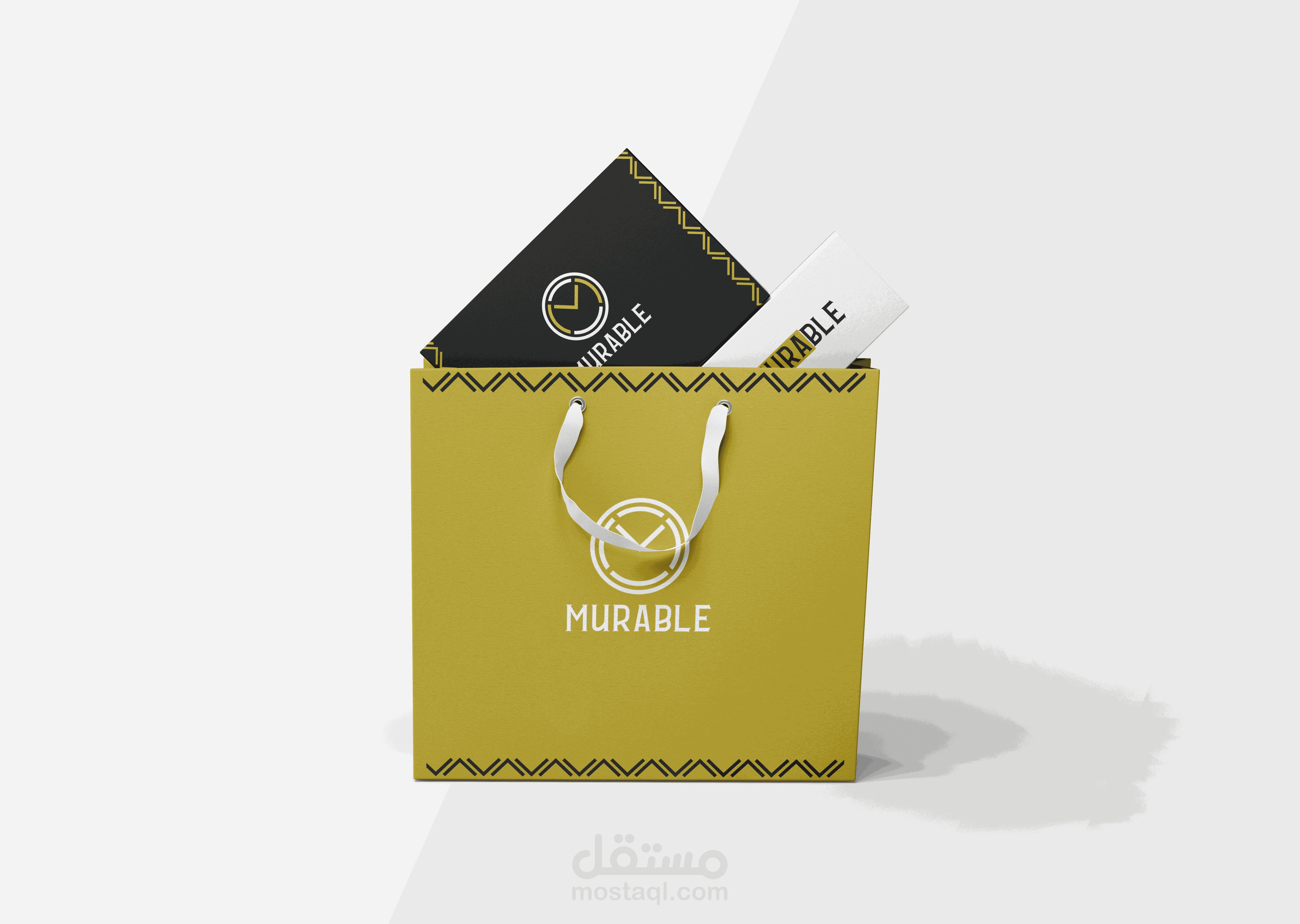 هوية بصرية لمتجر ساعات عصرية