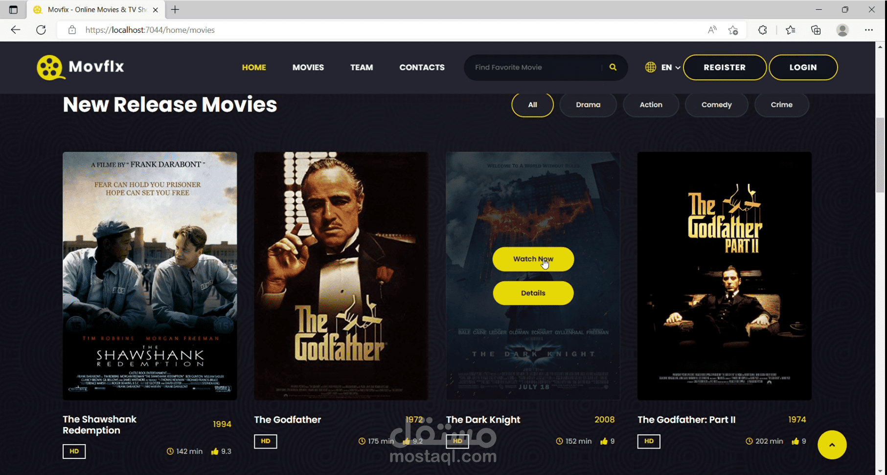 Online Movies Website