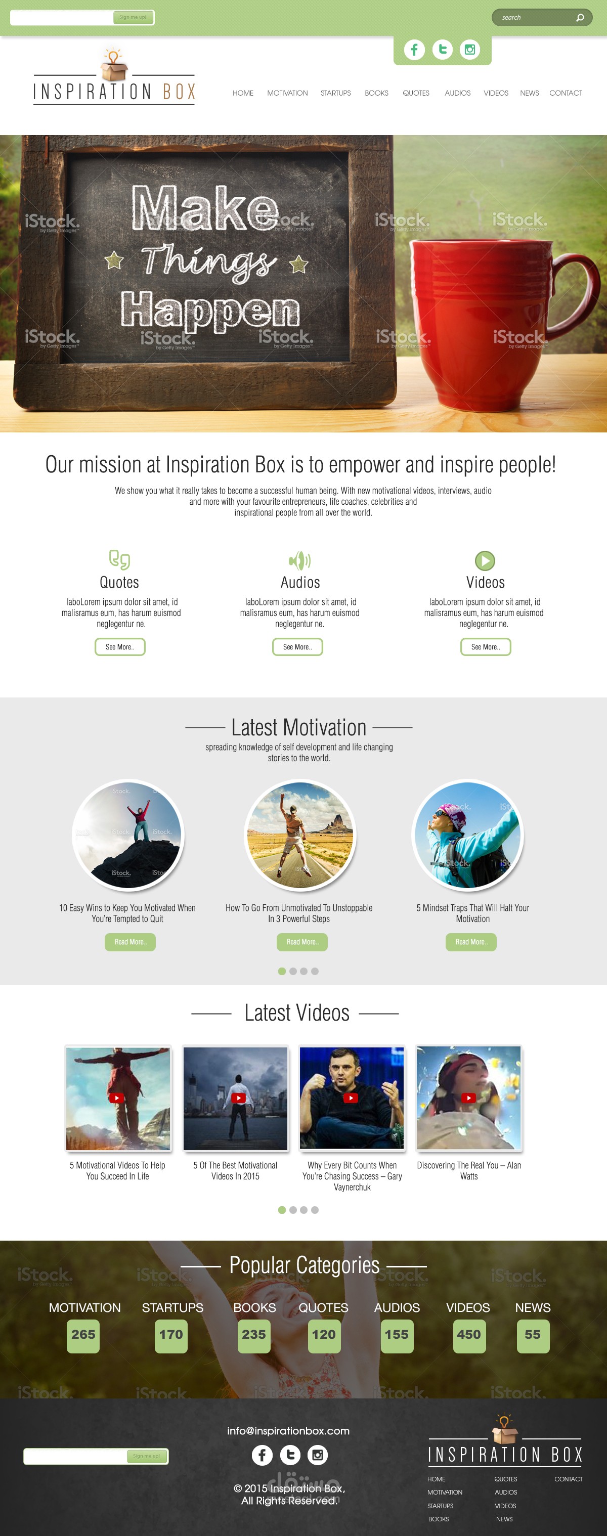 Website Layout Design