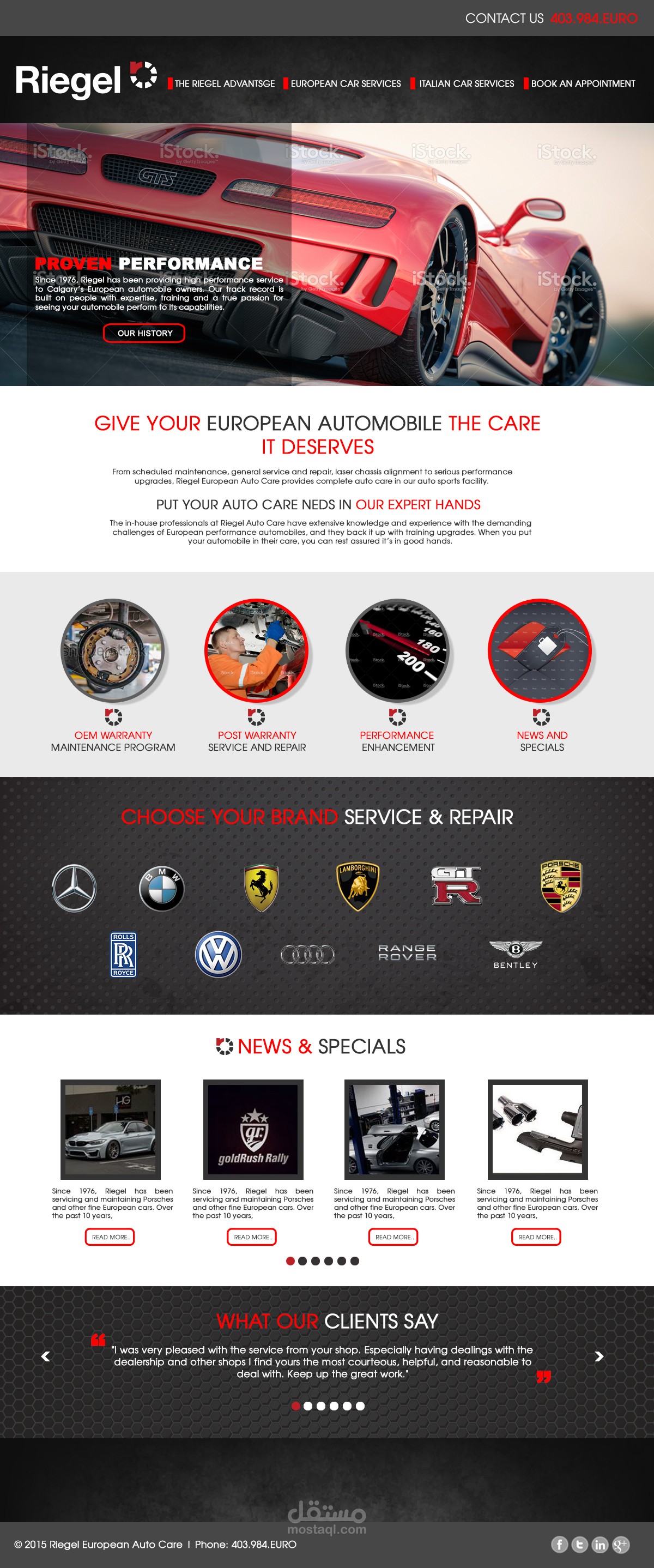 Website Layout Design