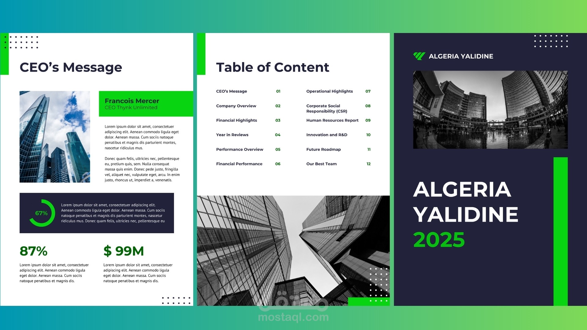 تصاميم فلاير لخدمات مشاريع