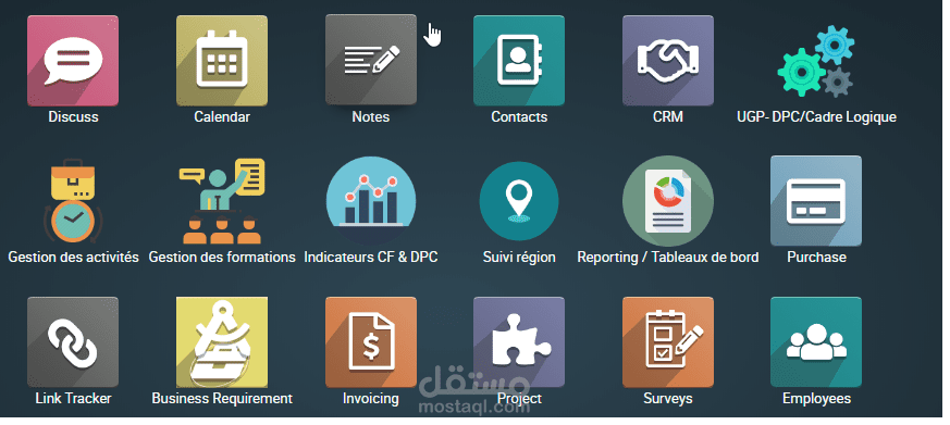 ERP platform For IRADA -Financial & Investment program Europeen deleguation