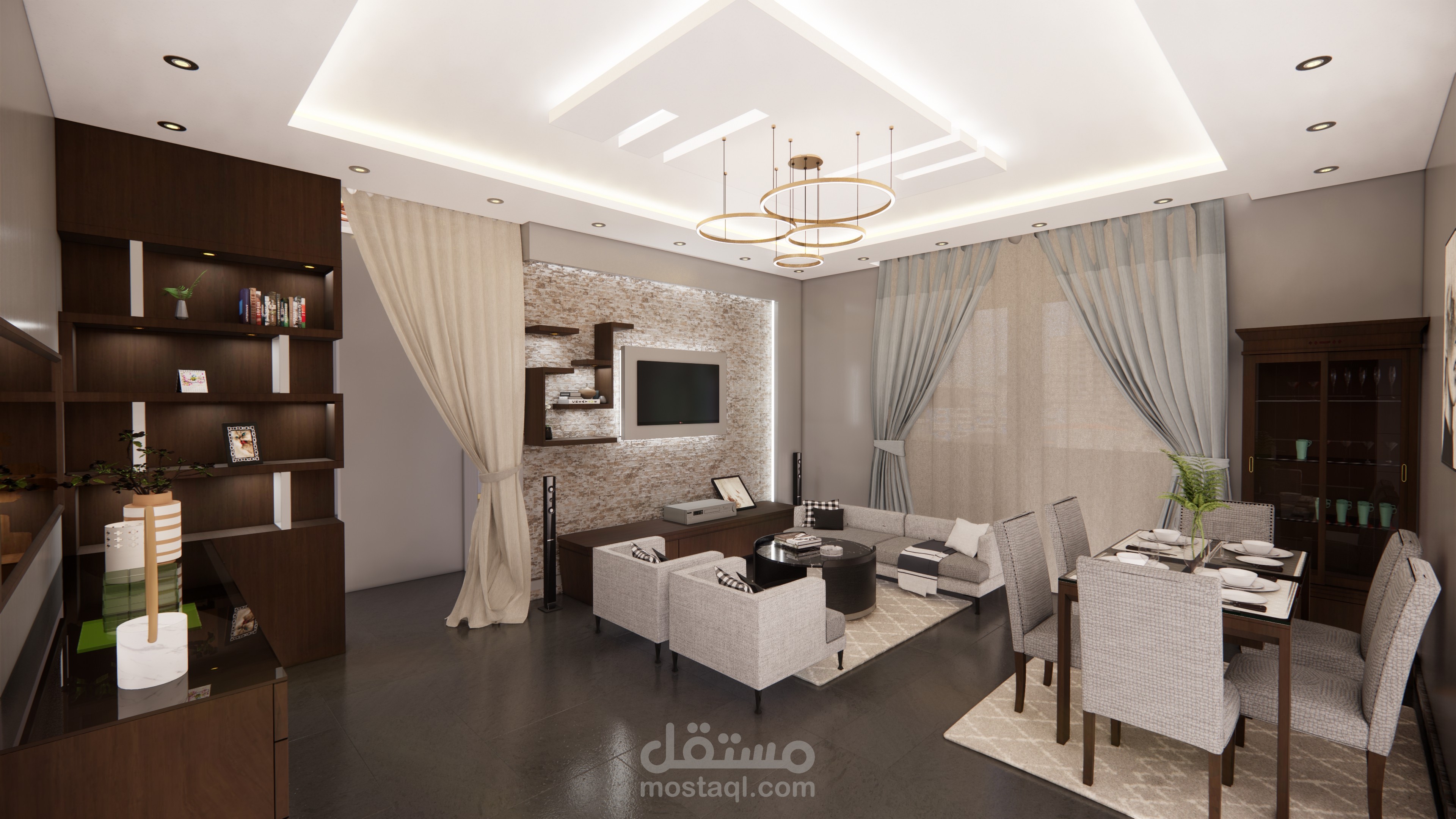 Apartment Reception with Toilet