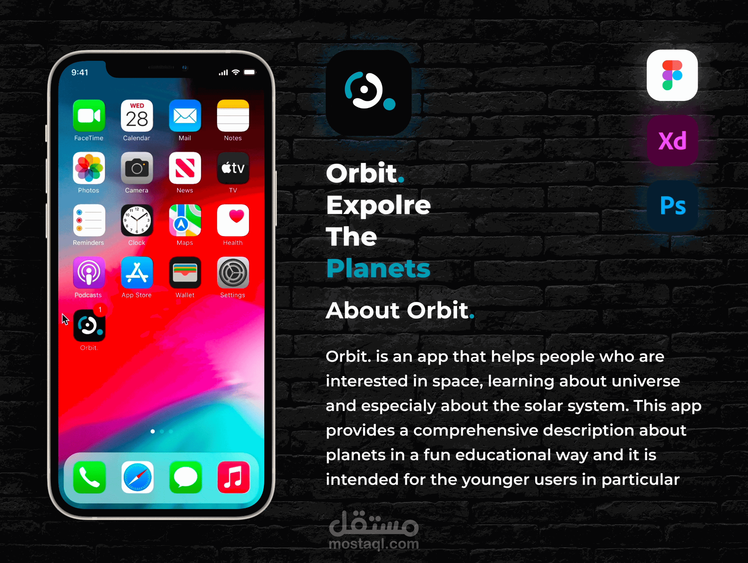 orbit explore the planets Prototype | مستقل