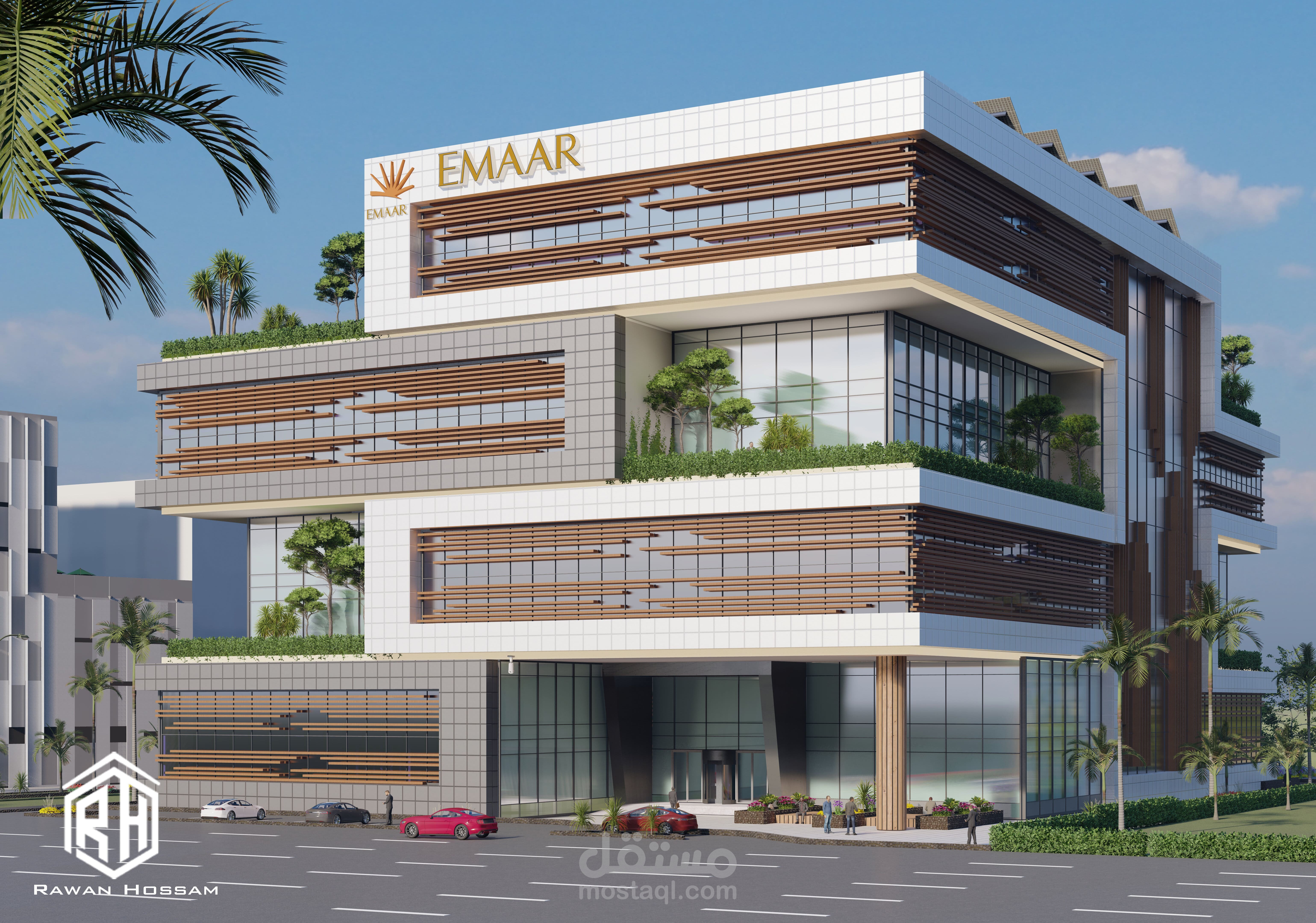 تصميم مبني إدارى