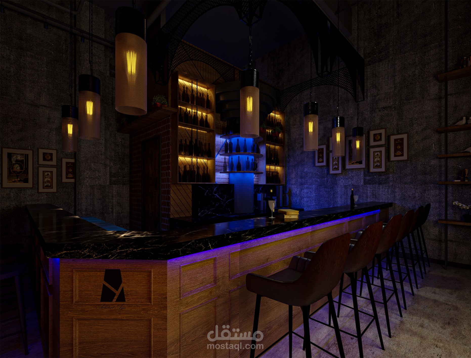 modern bar