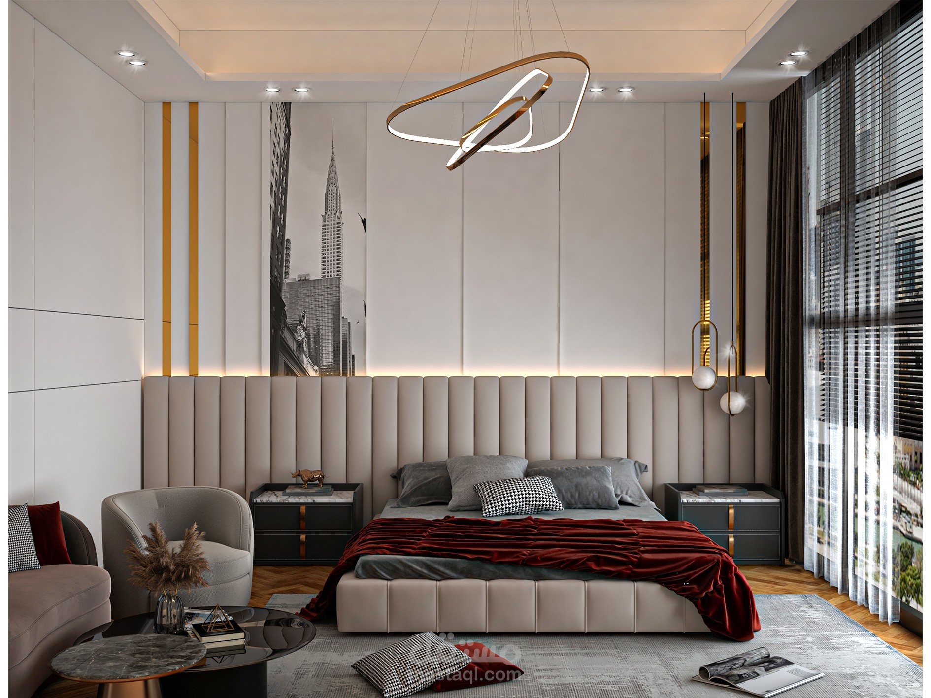 غرفة نوم مودرن