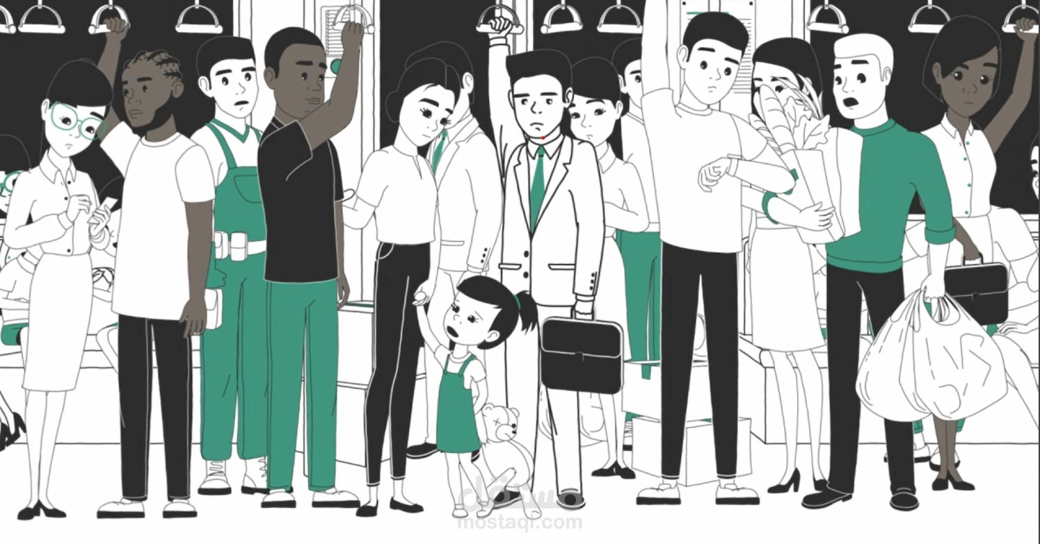 تصميم و إنتاج فيديو موشن غرافيك إعلاني بطريقة الوايت بورد انميشن لمعرض دمشق للسيارات في الإمارات العربية المتحدة