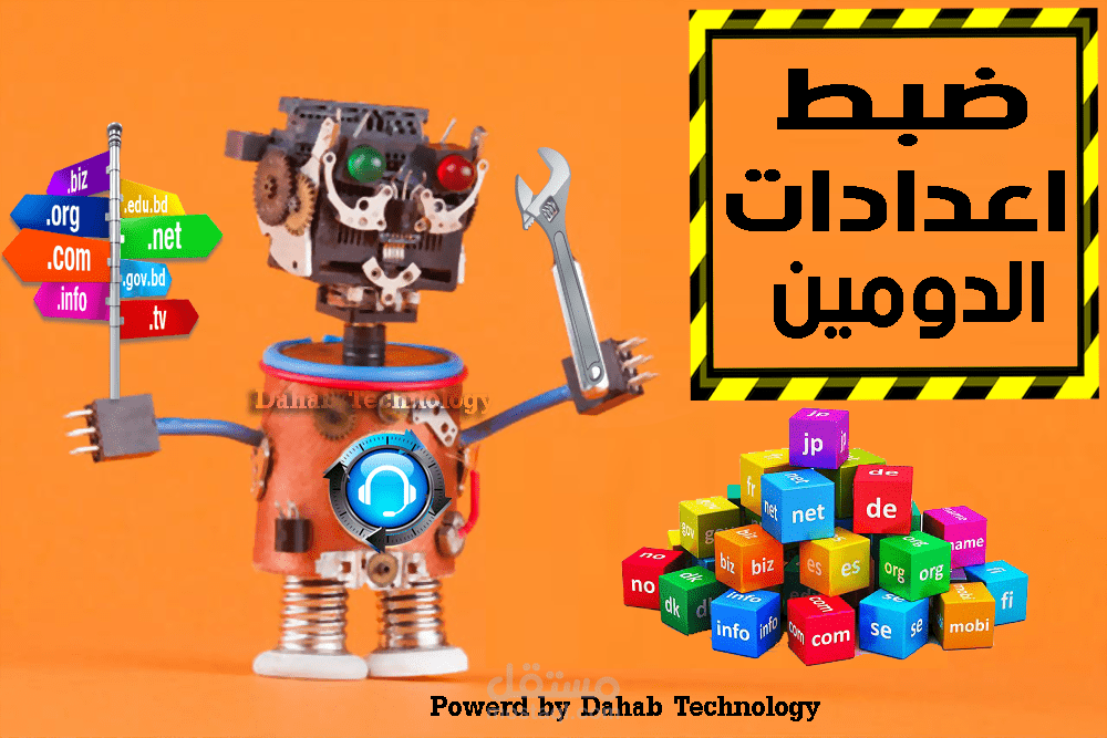 سوف أساعدك بضبط اعدادات الدومين و ربطه بالهوست