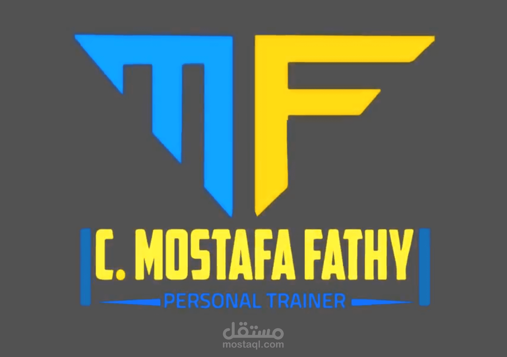 Logo animation for coach mostafa fathy