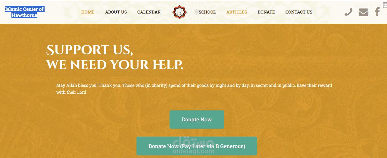 WordPress - Islamic Center of Hawthorne