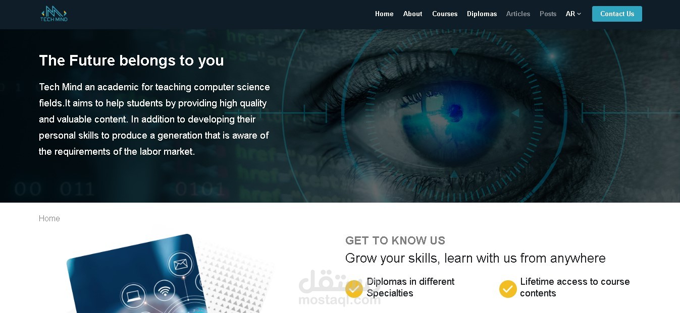 Techmind  -- Full-Stack,MERN-Stack App