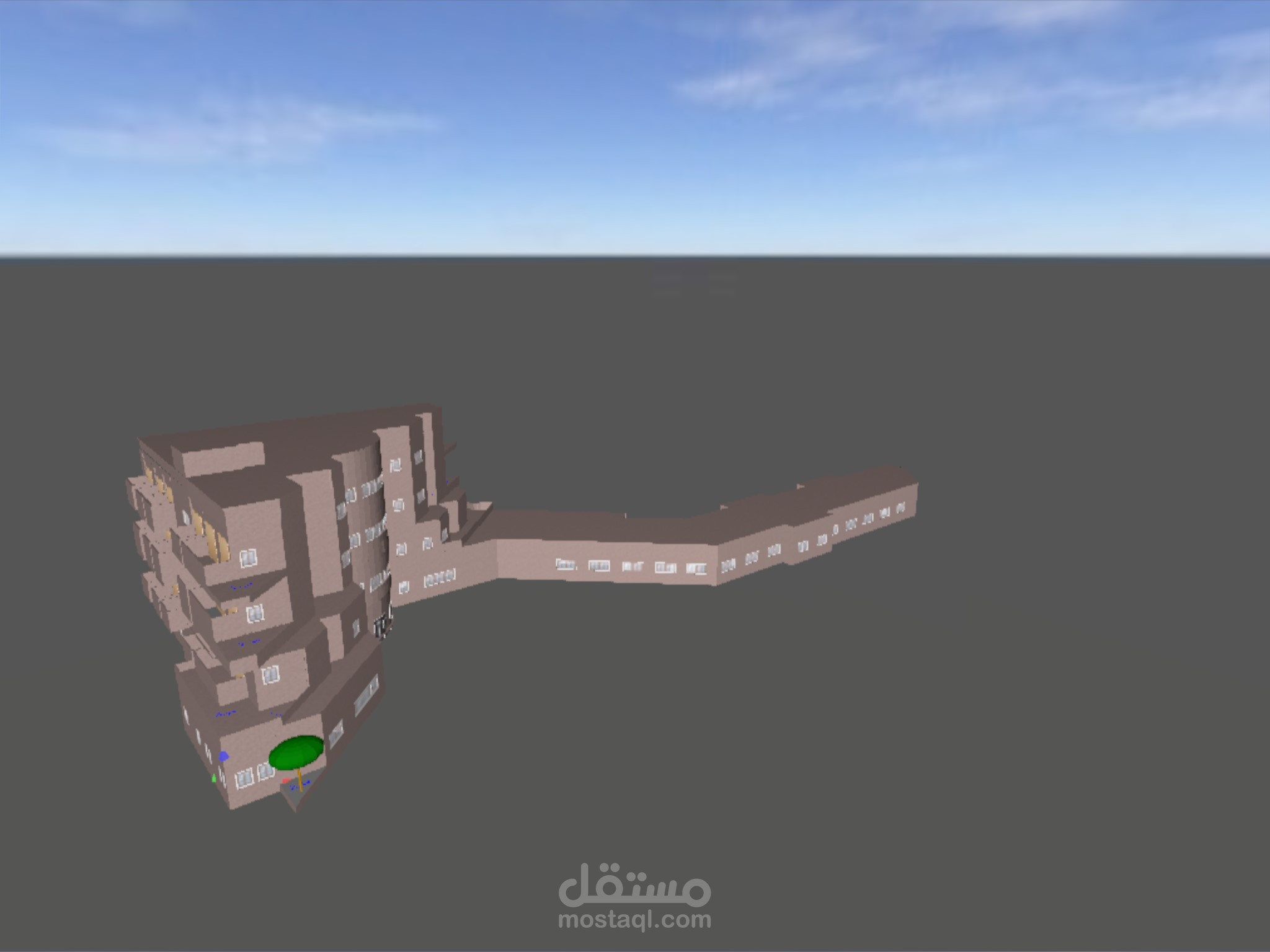 نموذج فندق 3d