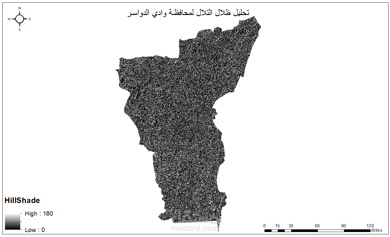 تحليل الاسطح للمحاصيل الزراعية لمحافظه وادي الدواسر
