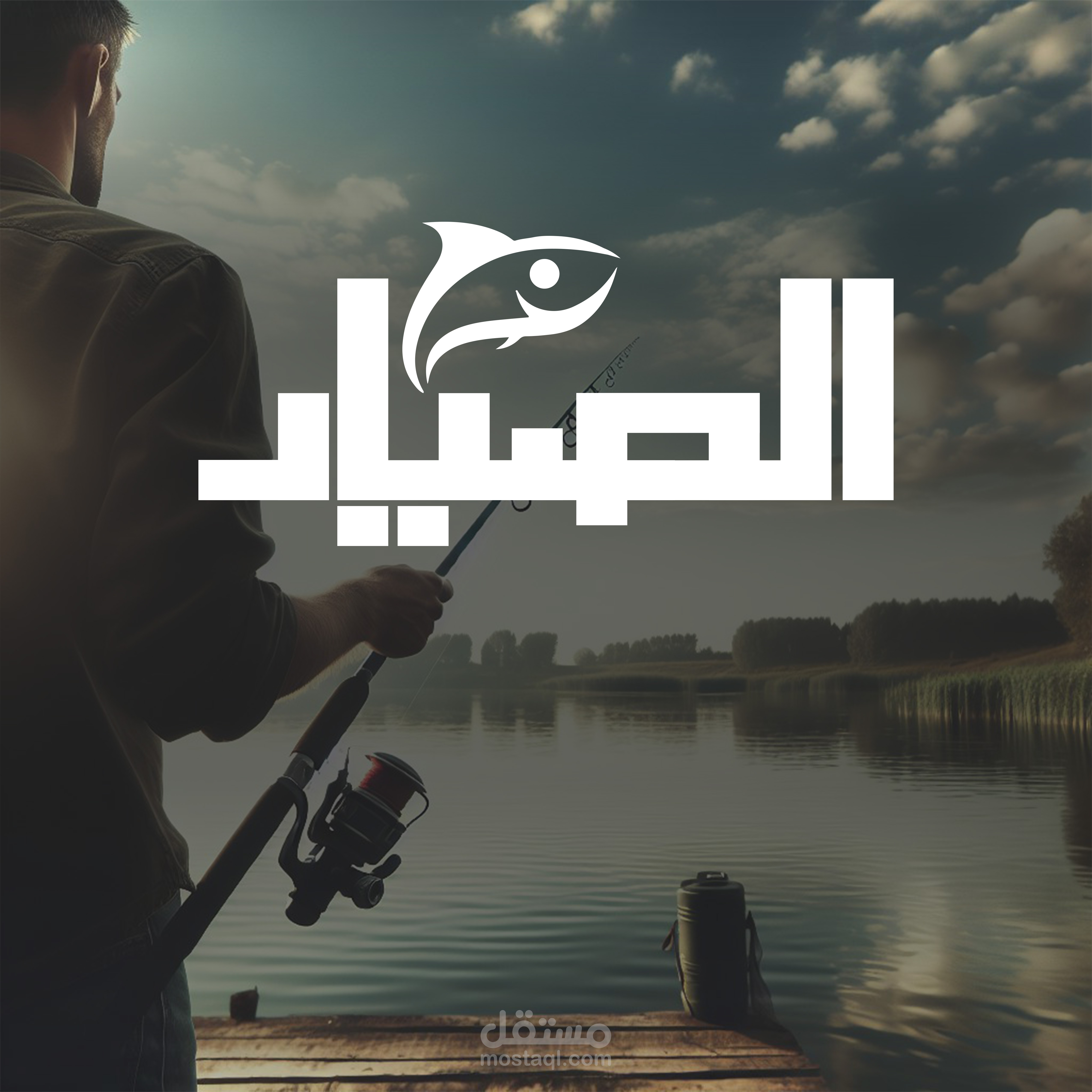 شعار لمحل بيع الاسماك البحرية