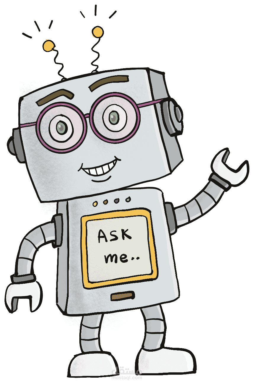 شخصية روبوت كارتون