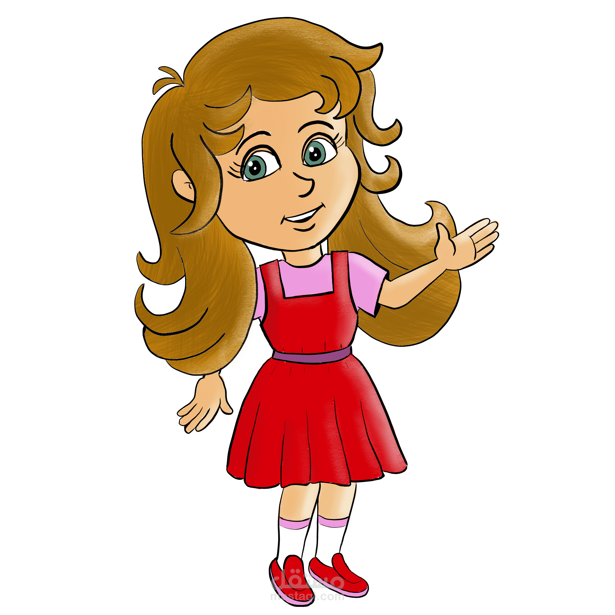 شخصية طفلة كارتون