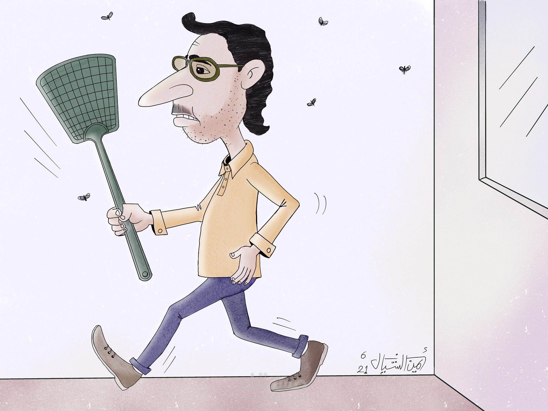 رسم كاريكاتيري حر