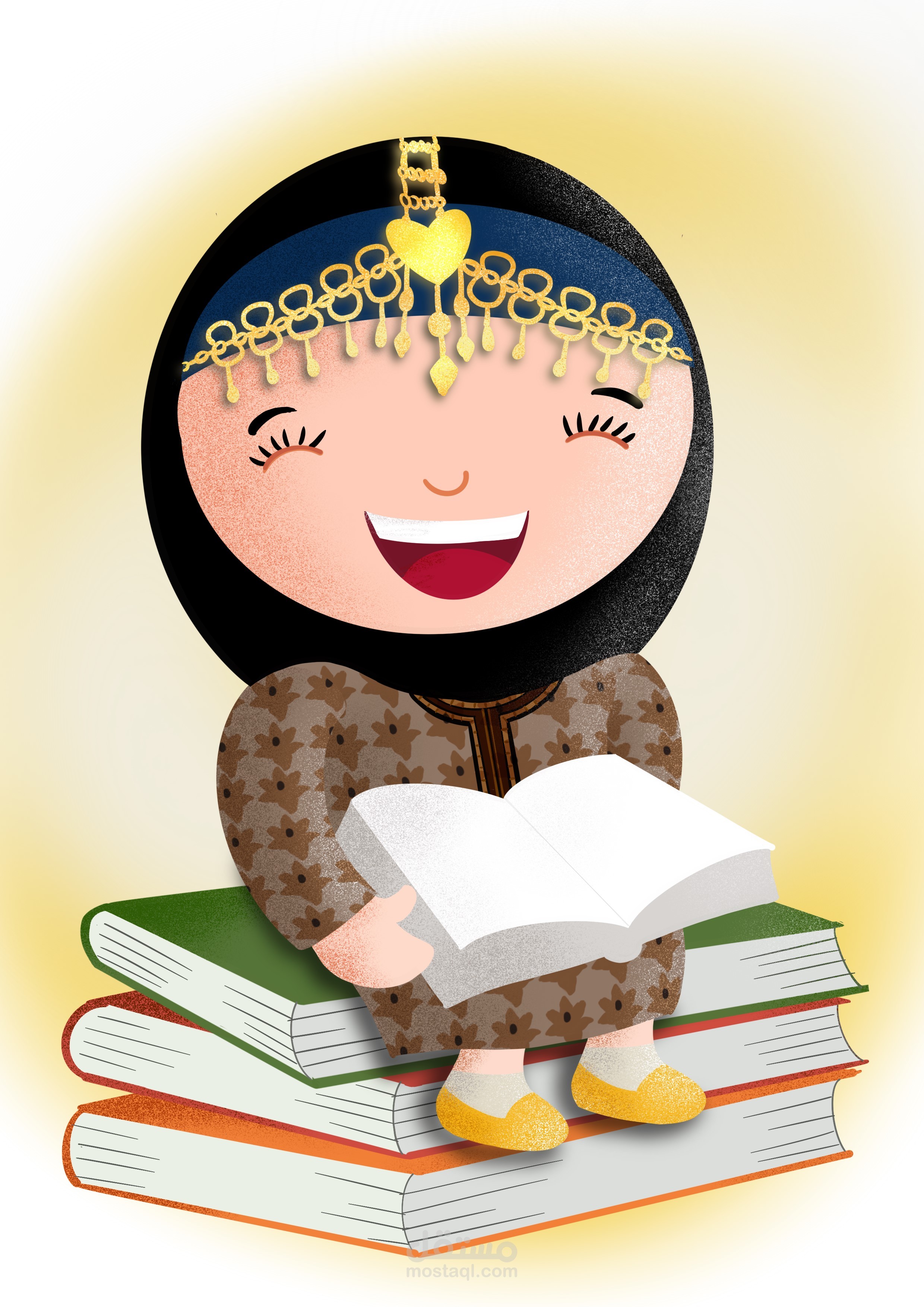 طفل عماني وطفلة عمانية