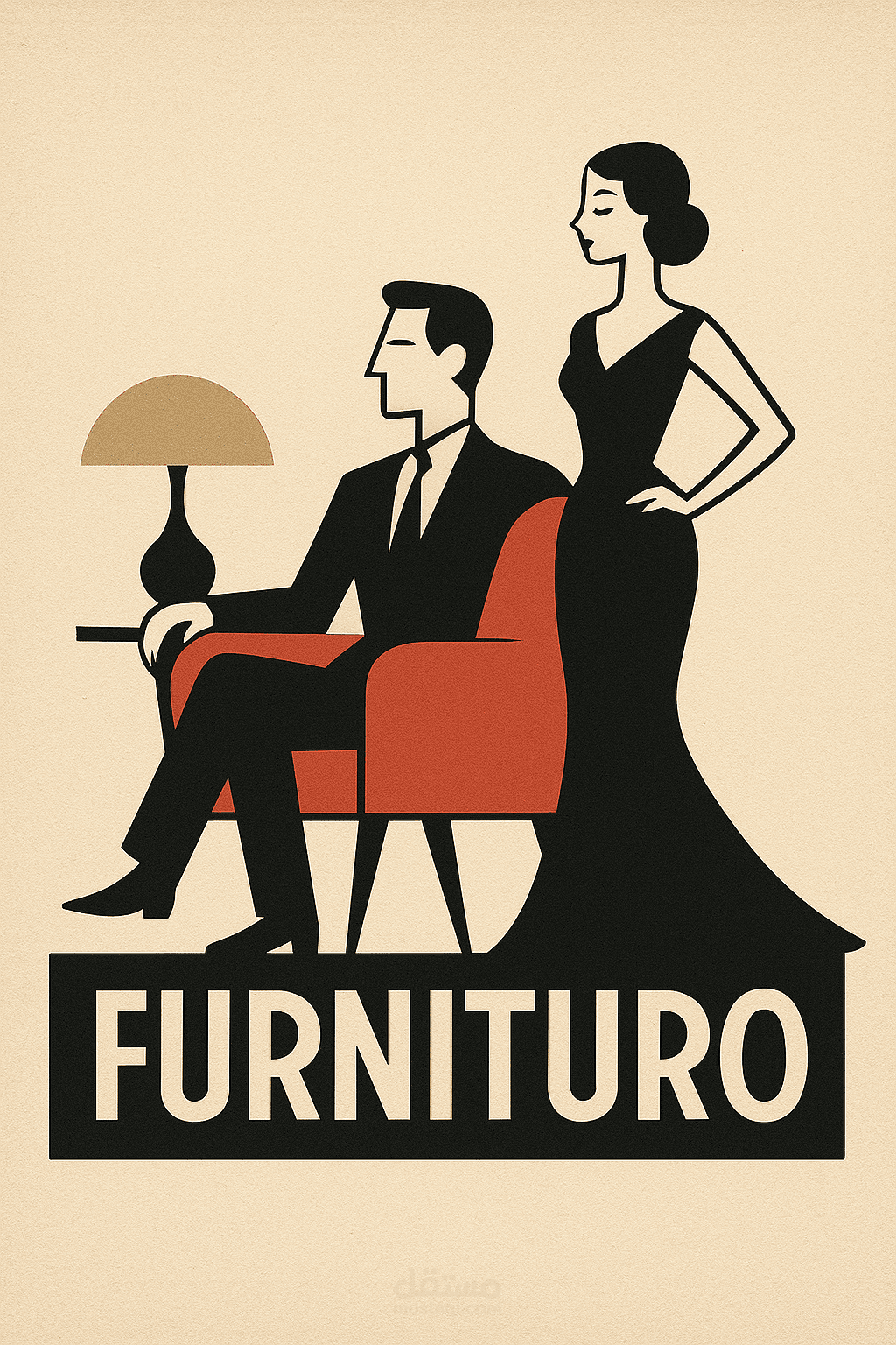 لوجو لشركة اثاث