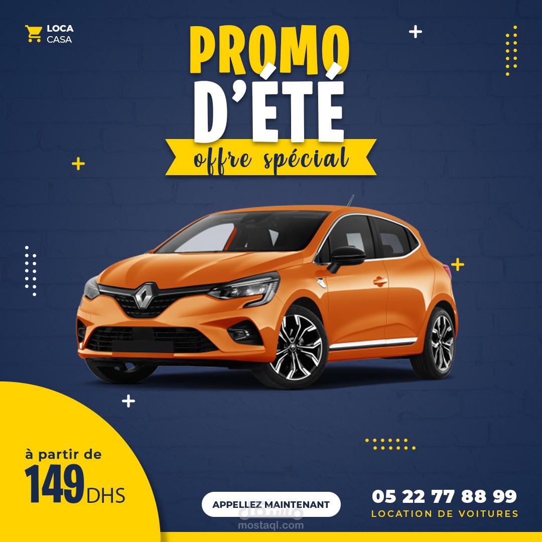 التصاميم الابداعيه لإعلانات كراء السيارات و بيعها