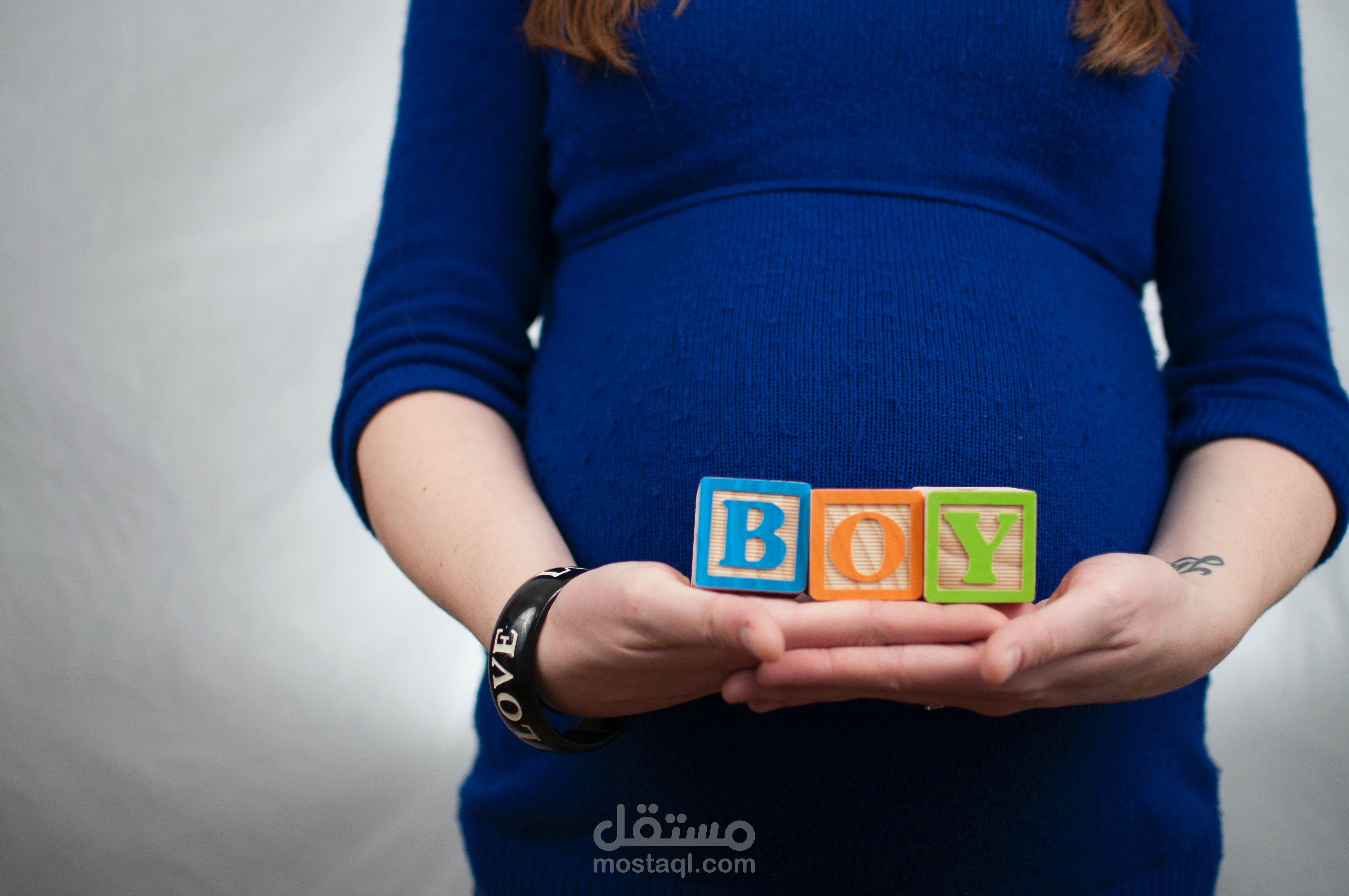 أعراض الحمل بولد